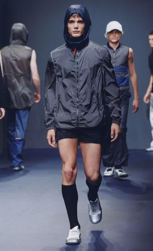 Prada SS2000 light transparent back jacket