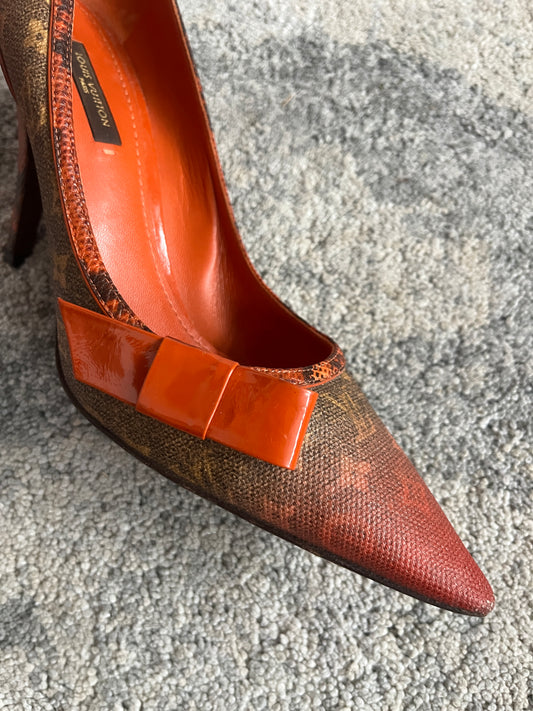 Louis Vuitton SS2008 Richard Prince monogram heels