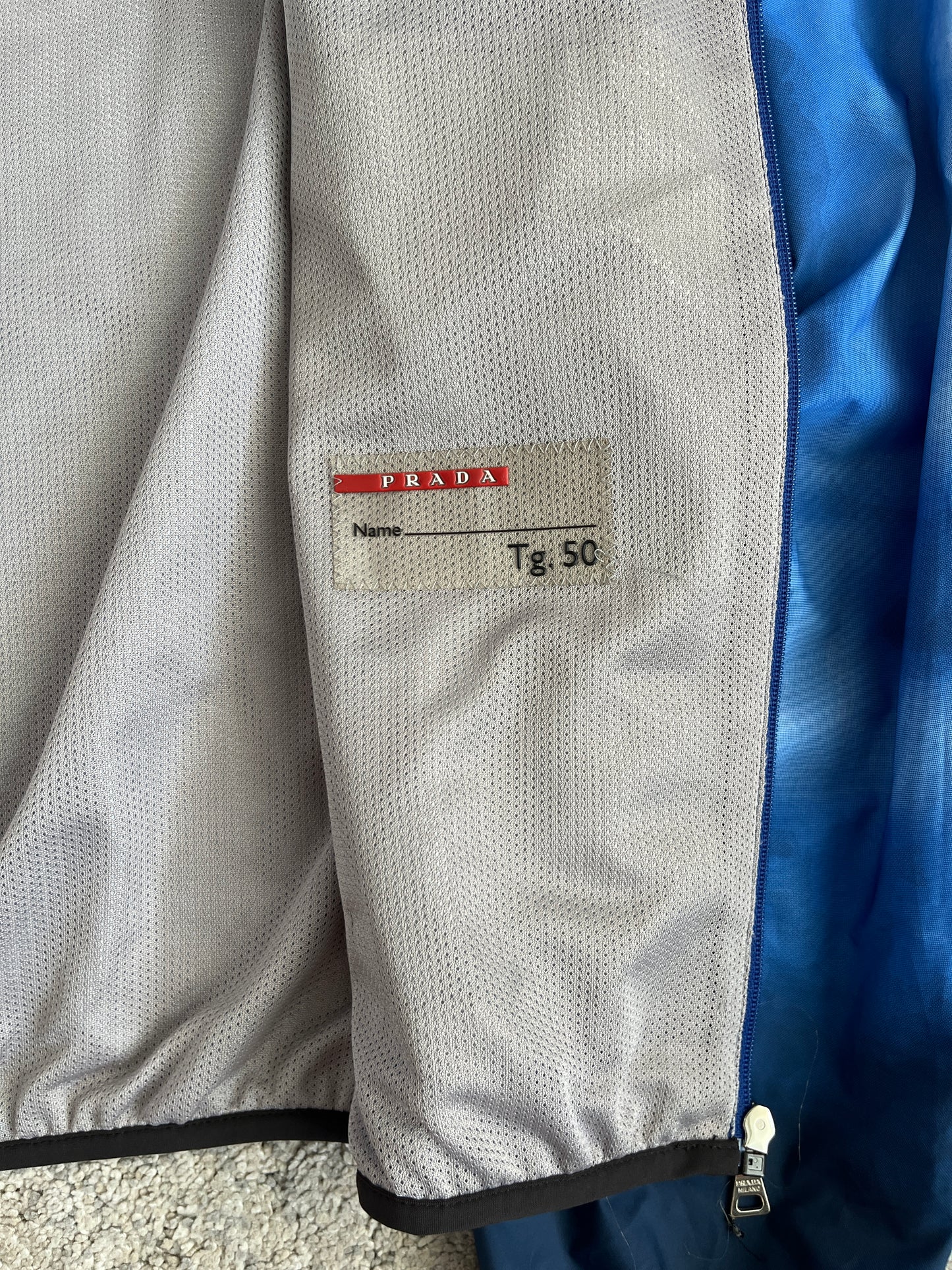 Prada SS2000 nylon print convertible jacket