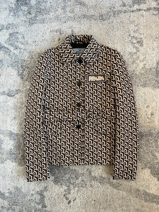 Prada FW2018 jacquard jacket