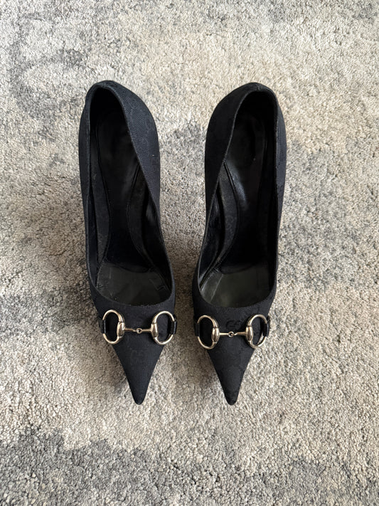 Gucci 2000’s monogramme heels