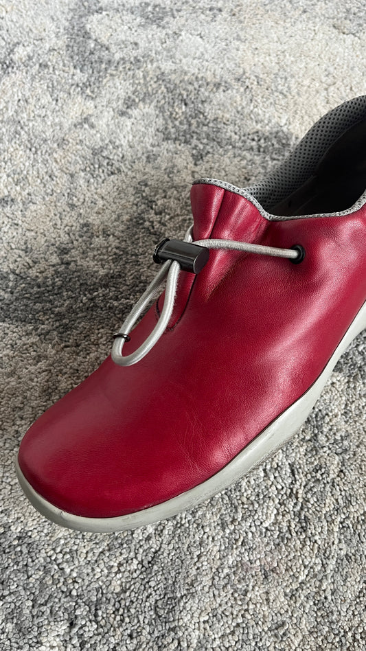 Prada SS1999 leather elastic trainers