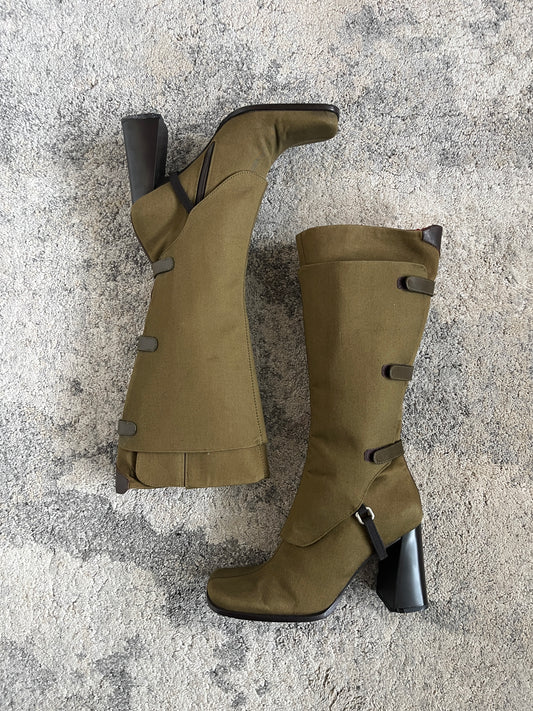 Prada FW1999 convertible pockets boots