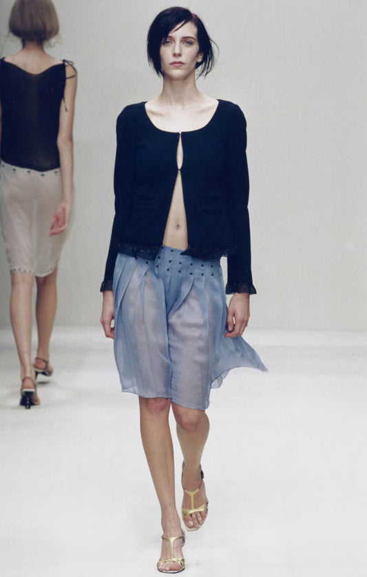 Prada SS2000 acrylic & viscose jacket