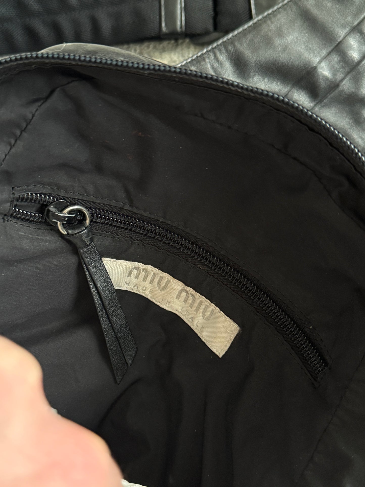 Miu Miu 1999 leather sling bag