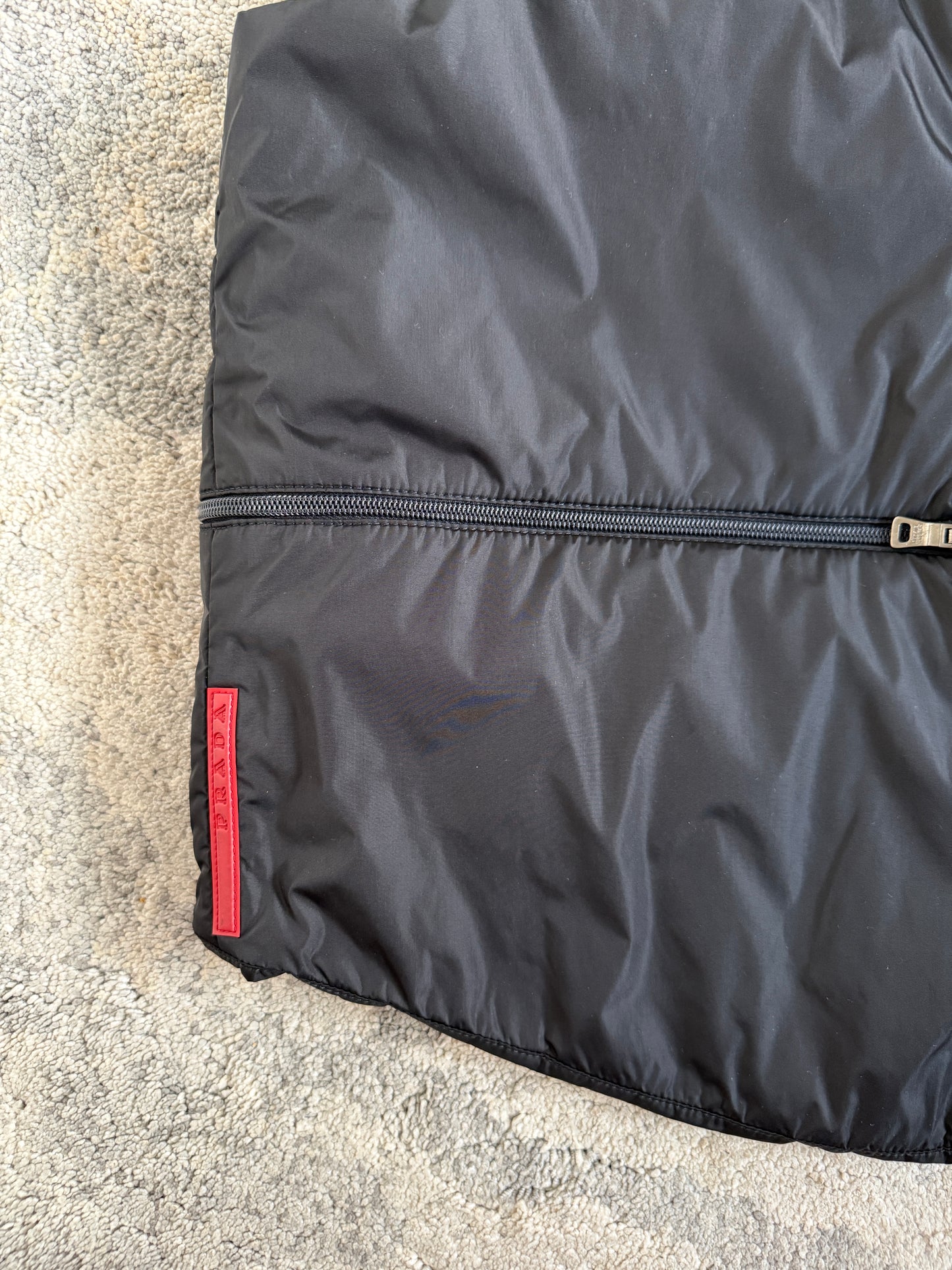 Prada FW1999 nylon padded convertible vest
