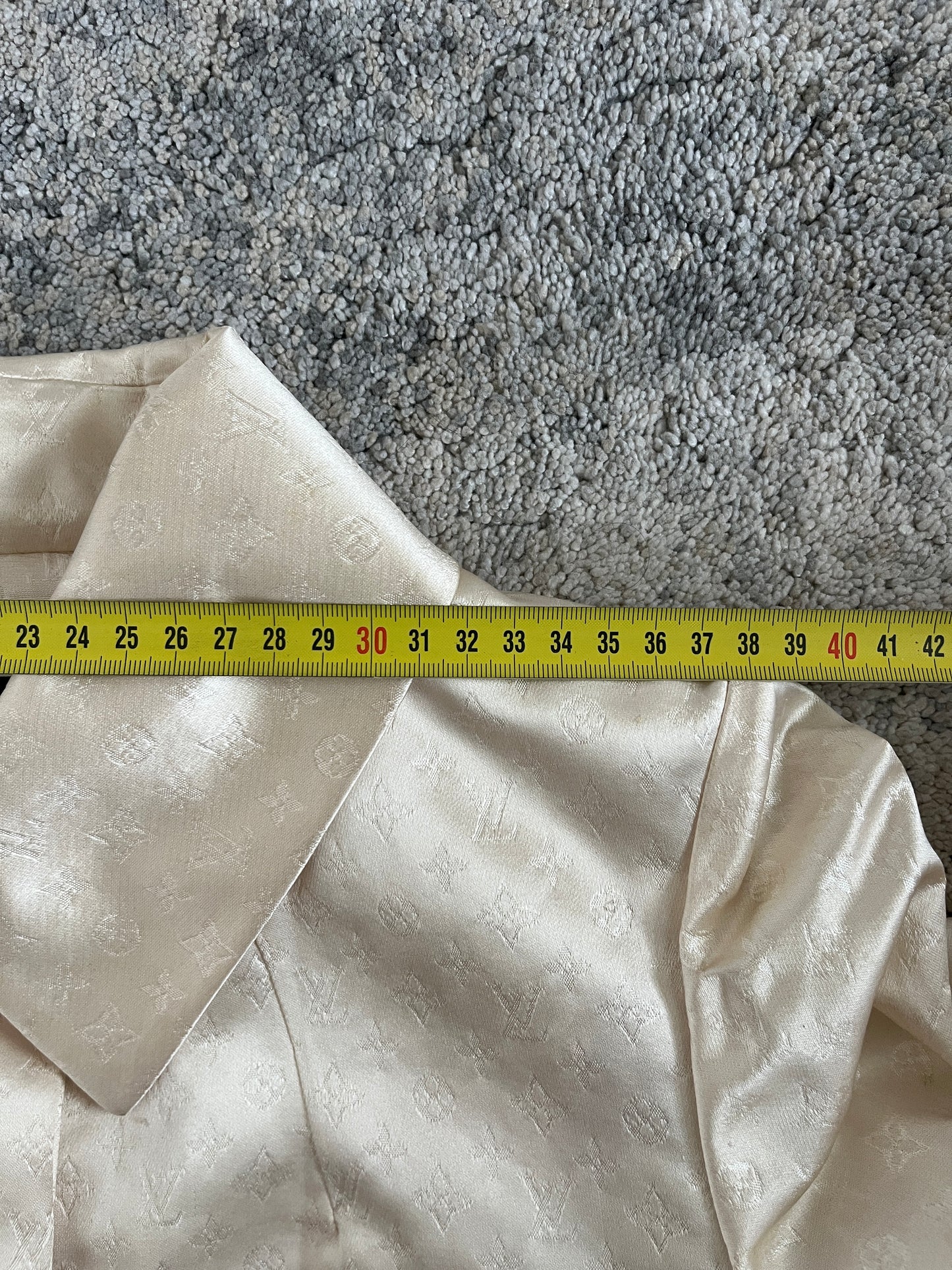 Louis Vuitton 2000’s silk monogram long coat