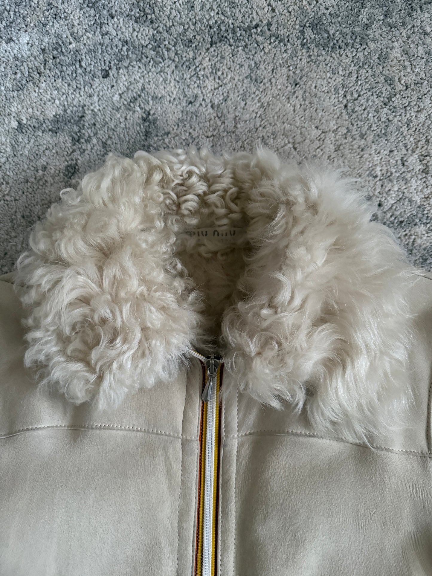 Miu Miu 2000 fur long coat
