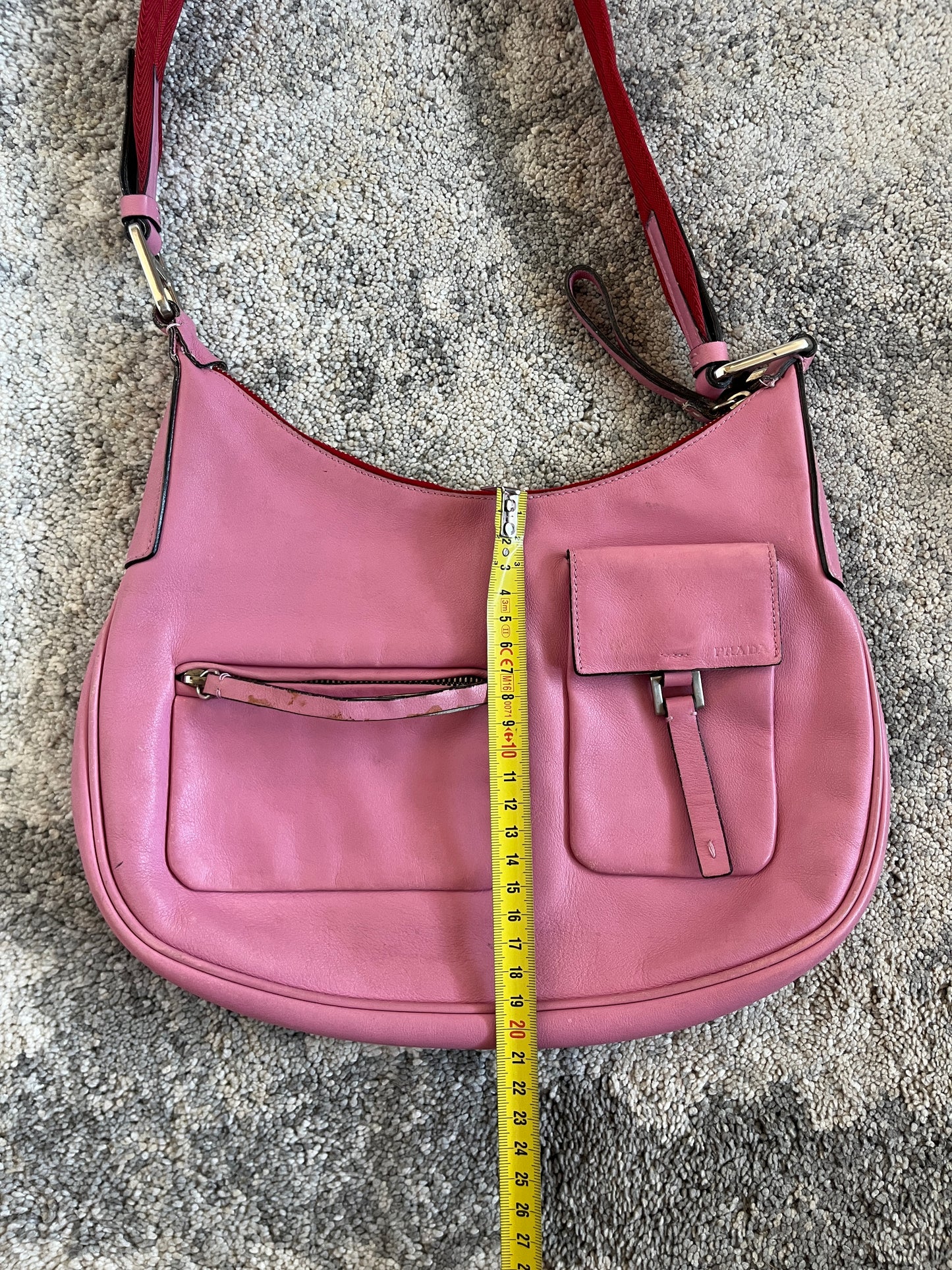 Prada FW1999 leather multi pockets bag