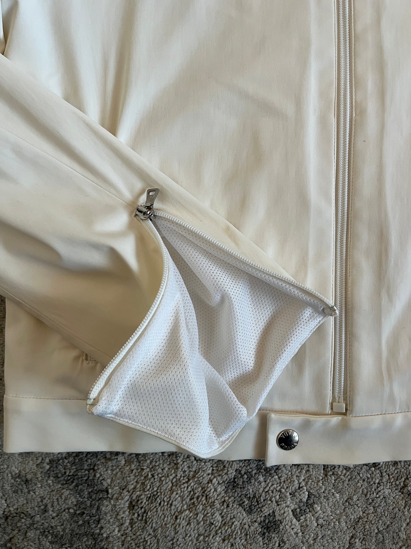 Prada SS2000 nylon strippe jacket