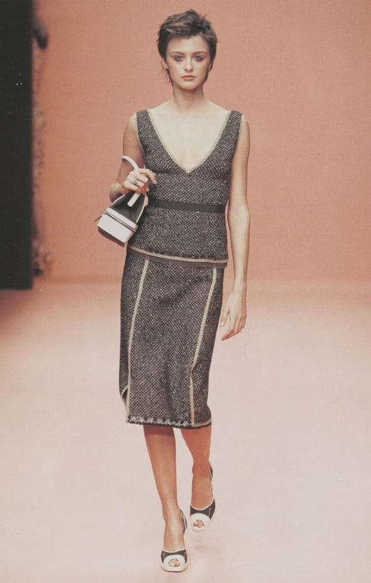 Prada FW2000 wool tailored set