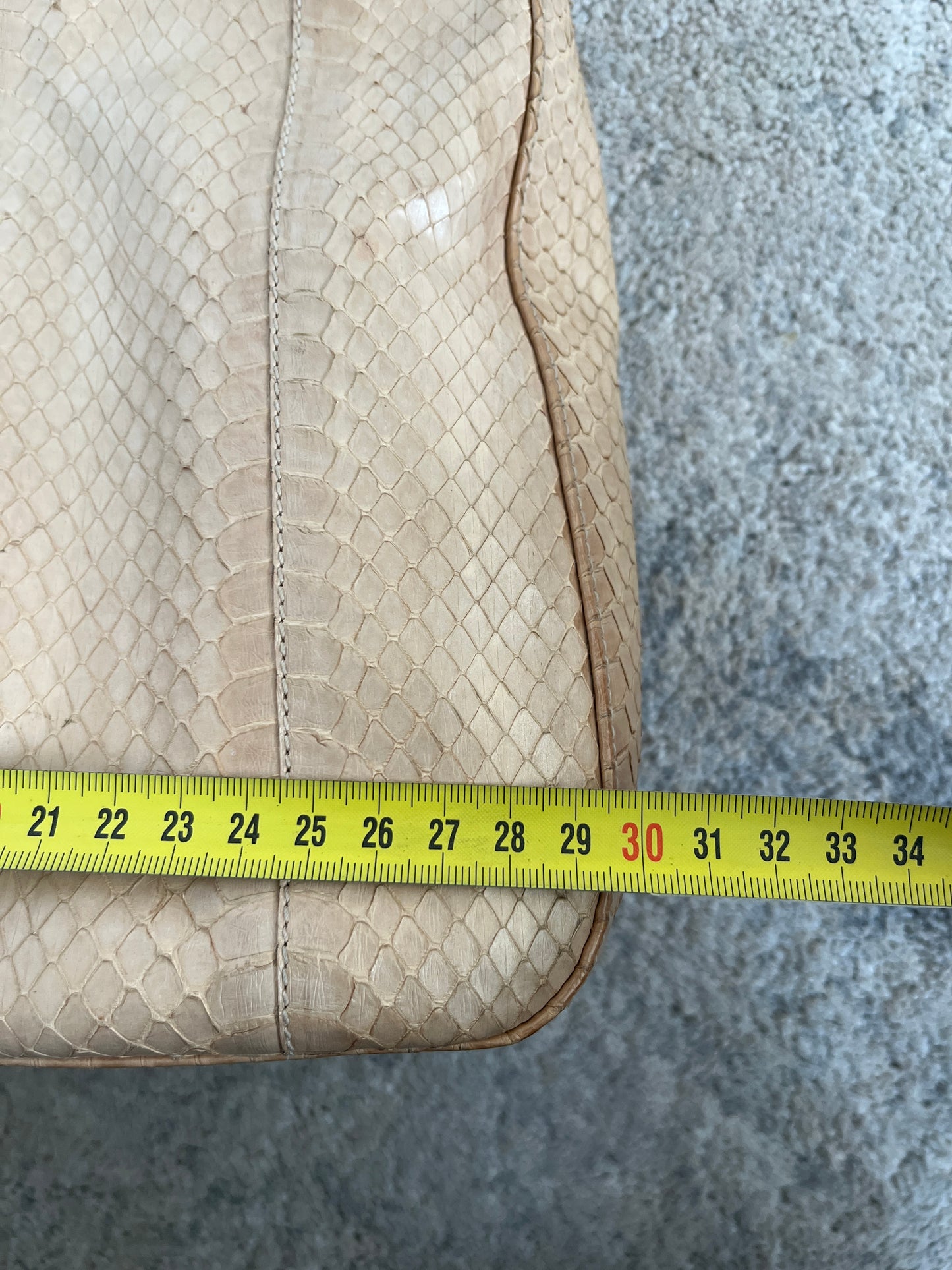 Prada SS1998 python leather plastic handle bag