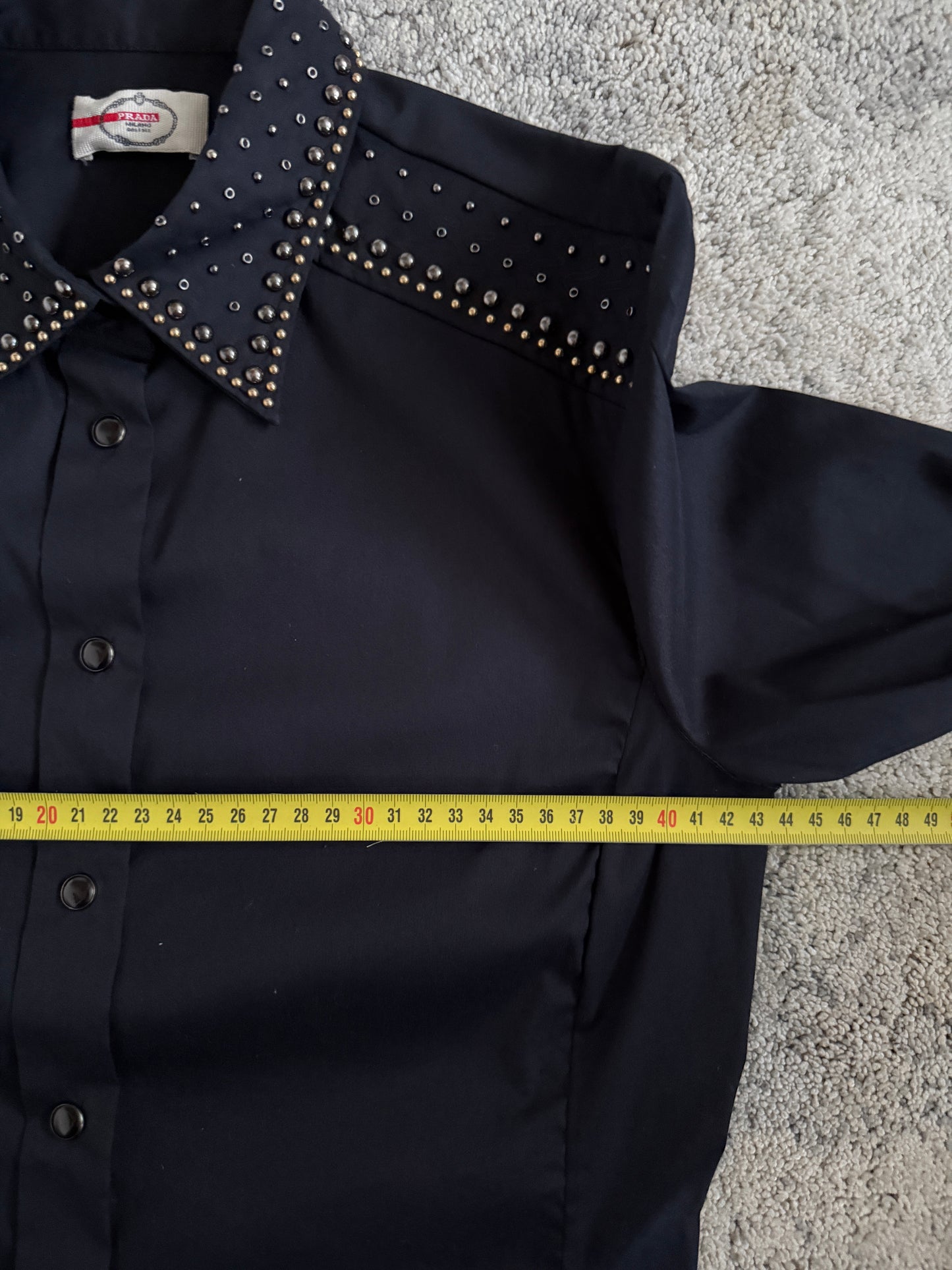 Prada 2010’s studded cotton shirt