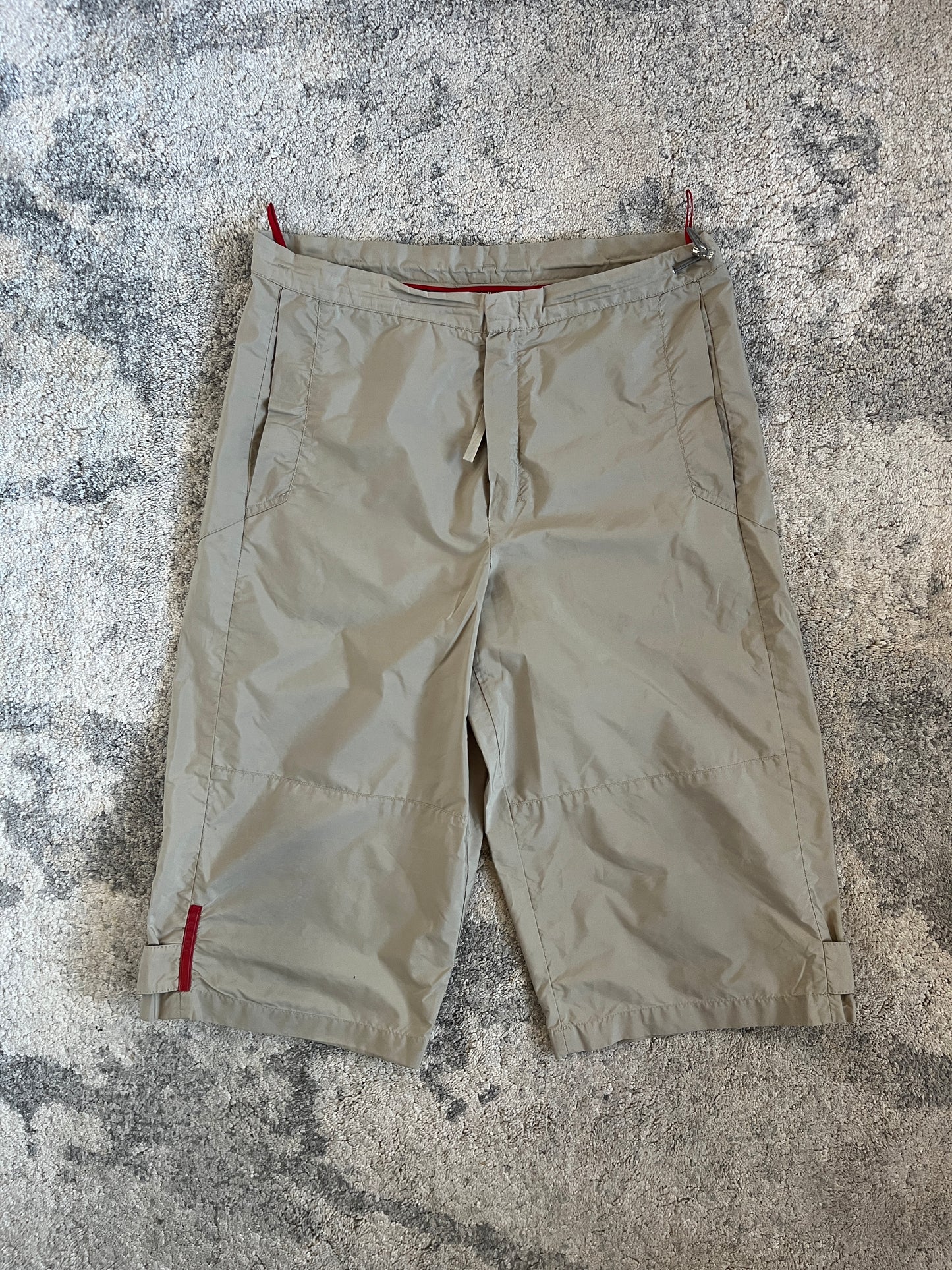 Prada 2000’s nylon 3/4 pants