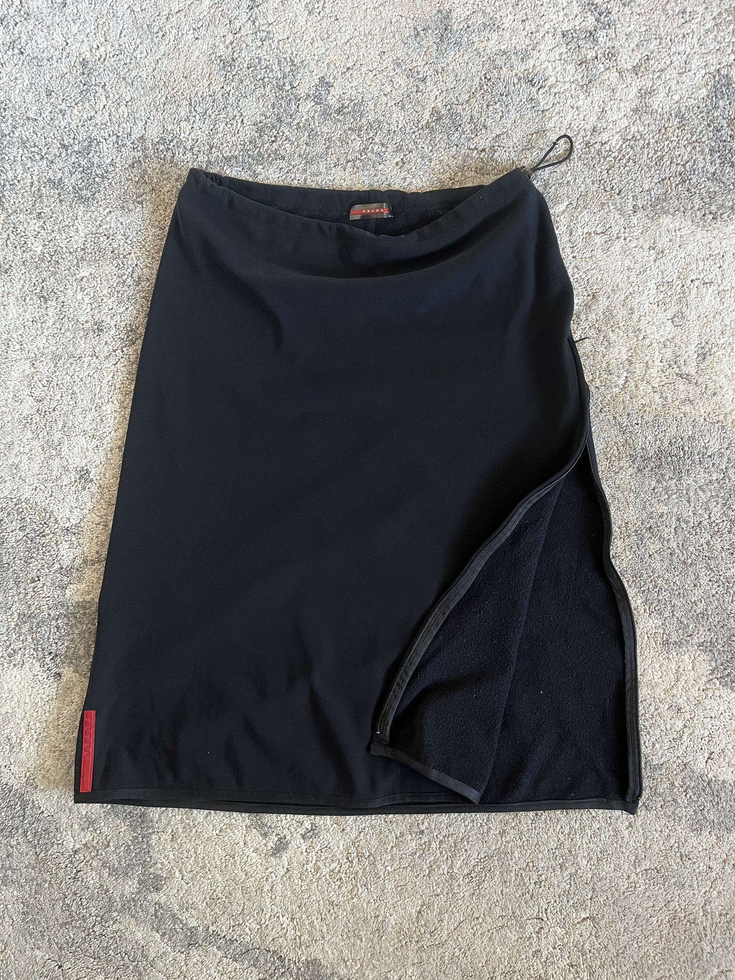 Prada 1999 nylon skirt