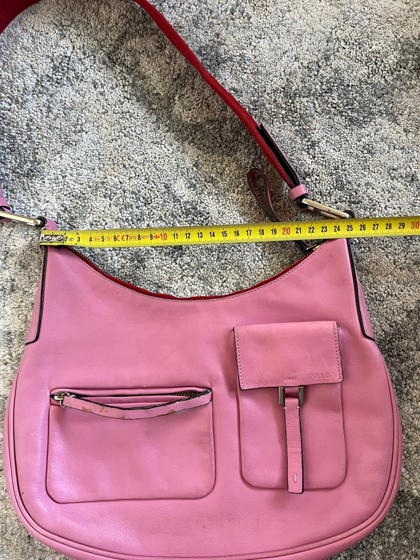 Prada FW1999 leather multi pockets bag
