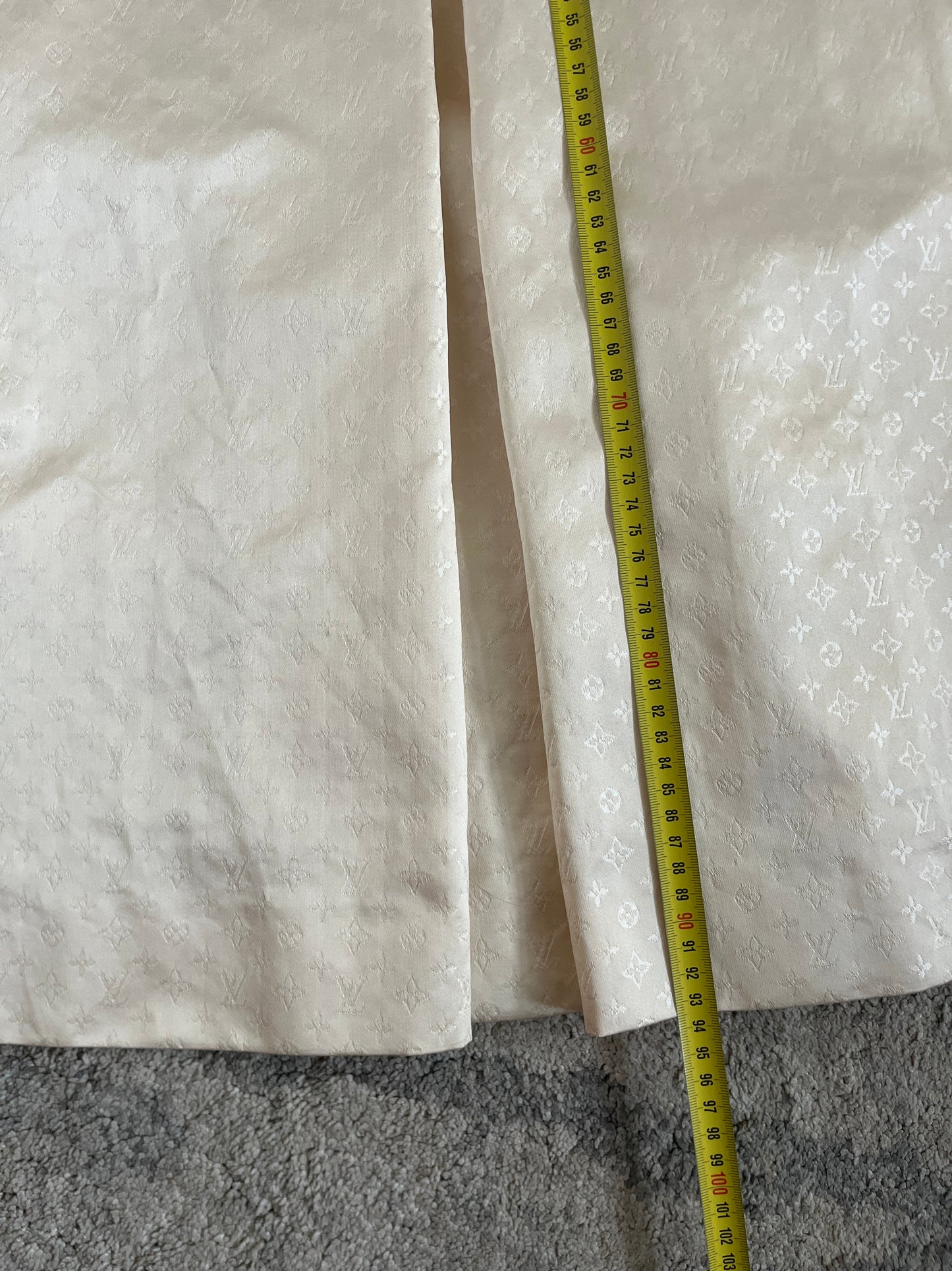 Louis Vuitton 2000’s silk monogram long coat