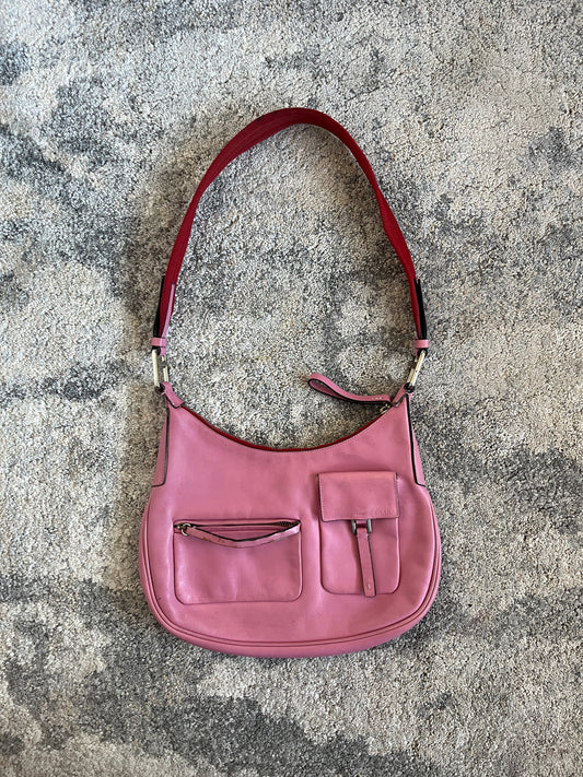 Prada FW1999 leather multi pockets bag