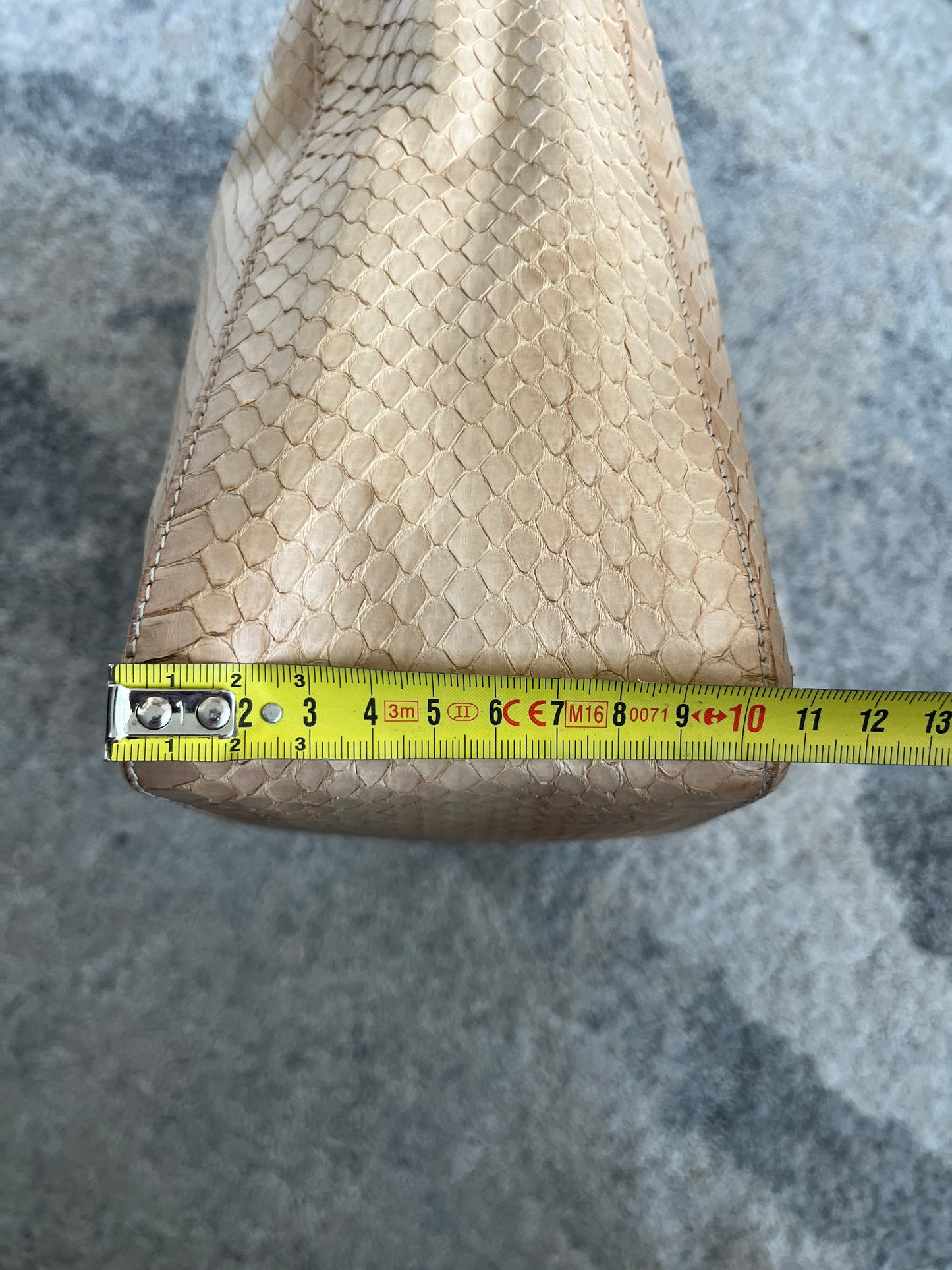 Prada SS1998 python leather plastic handle bag
