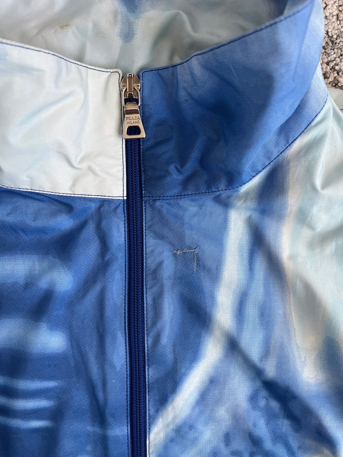 Prada SS2000 nylon print convertible jacket