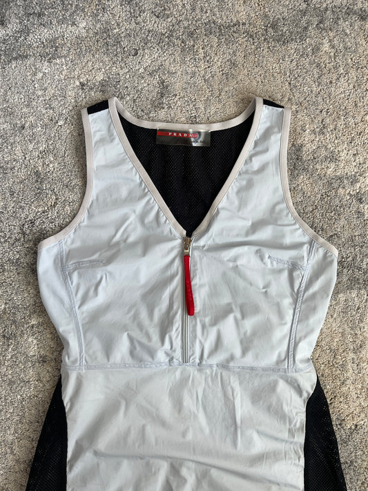 Prada 1999 nylon & mesh dress