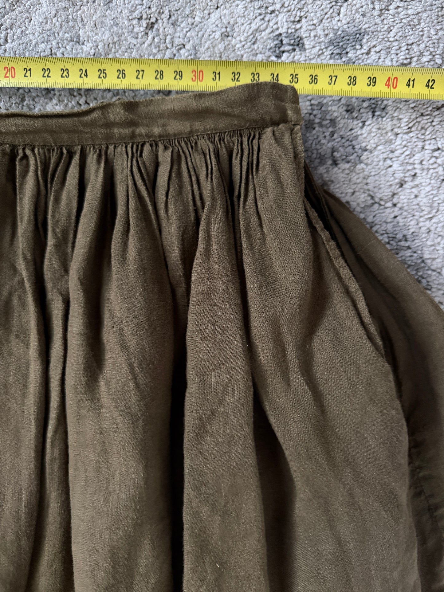 Prada SS1994 linen skirt