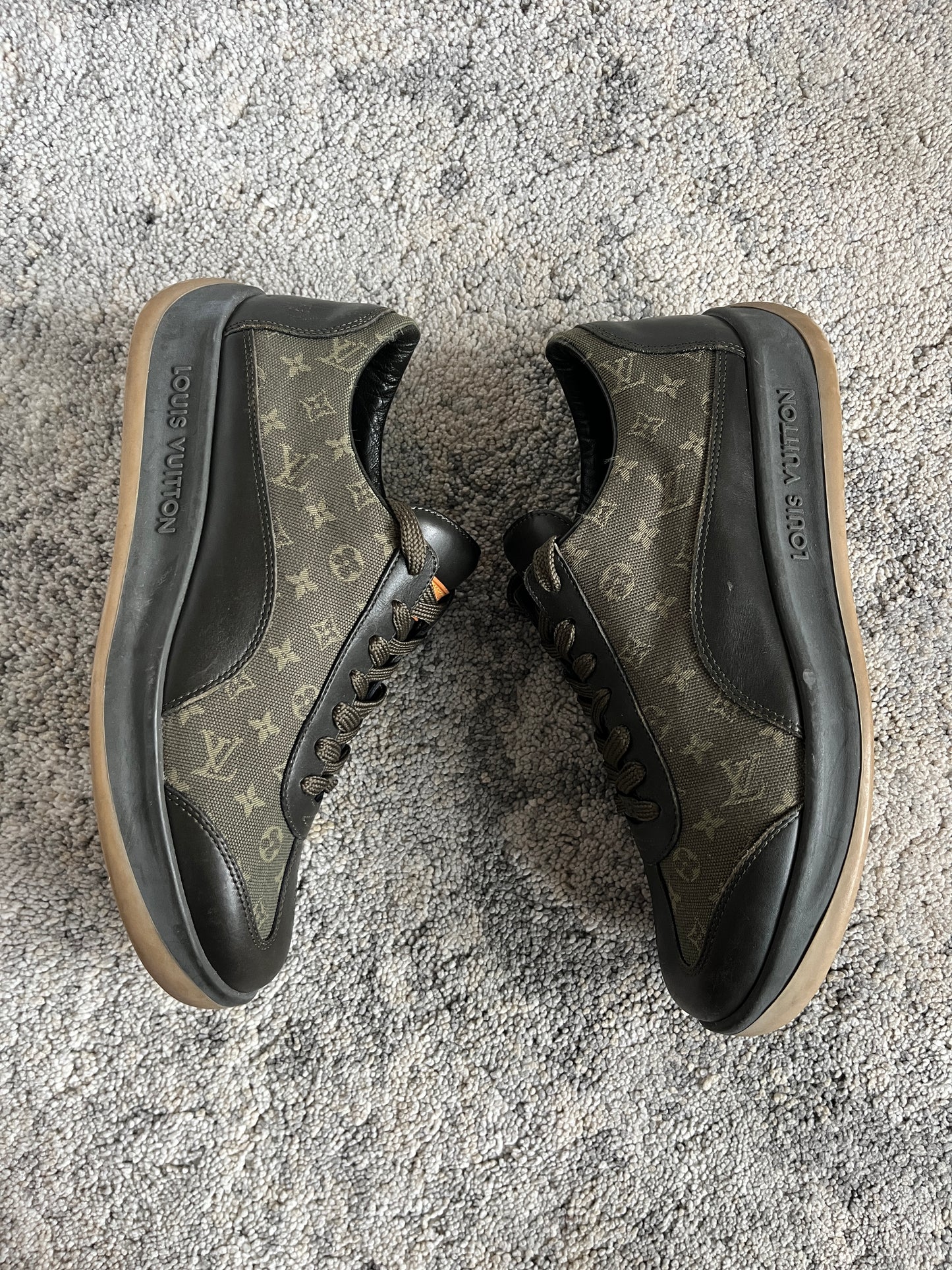 Louis Vuitton 2000’s monogram leather & canvas shoes