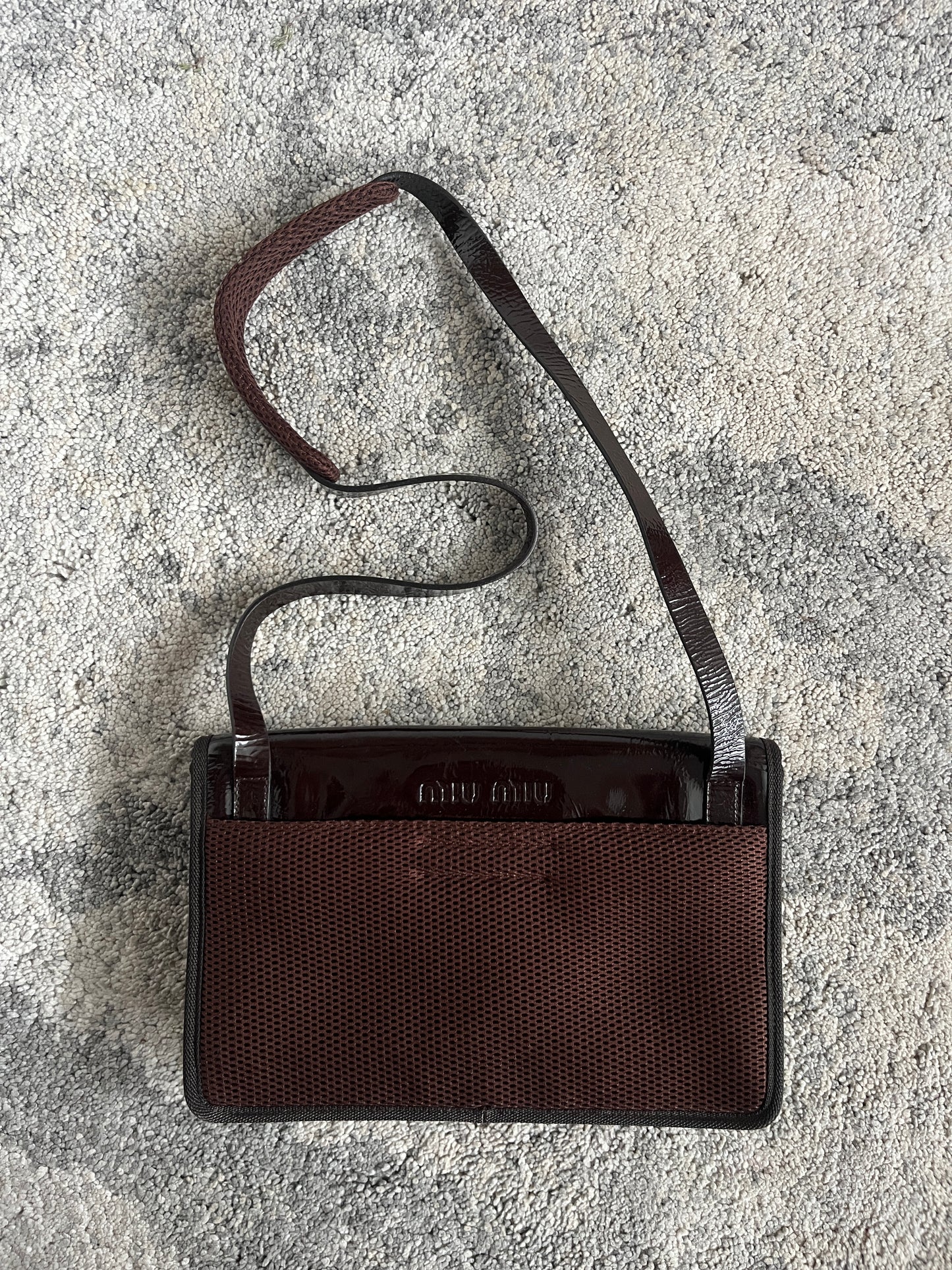 Miu Miu FW1999 psychedelic leather bag