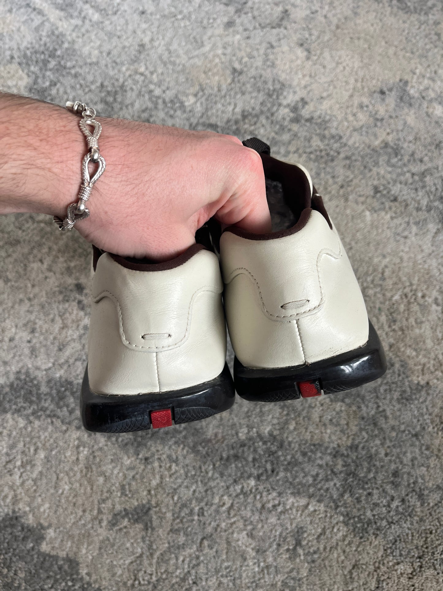 Prada SS2000 leather trainers