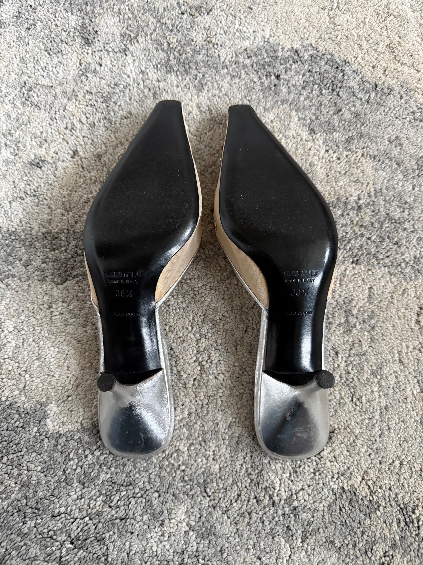 Miu Miu 1990’s crystals heels