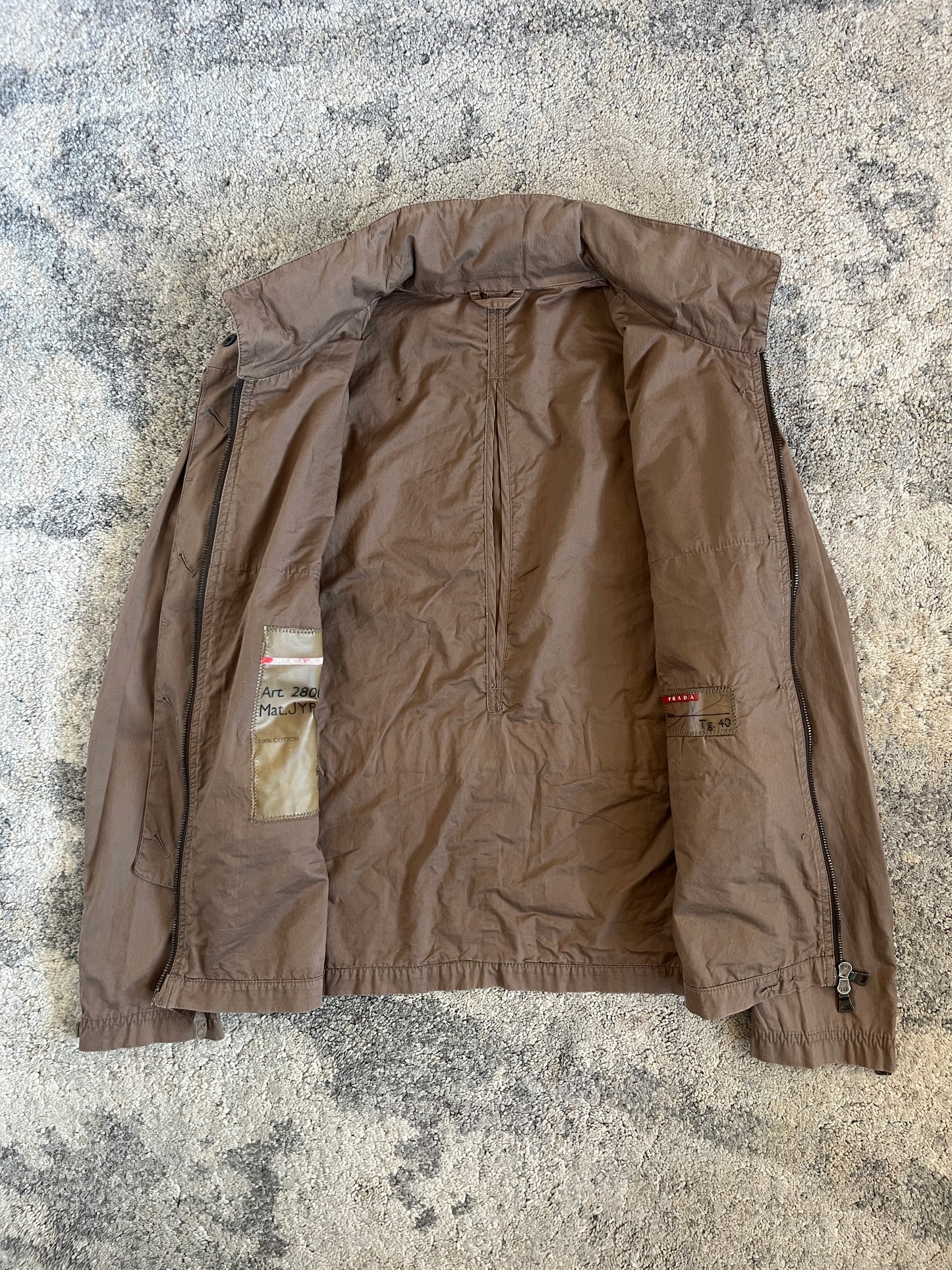 Prada 2000’s sample cotton safari jacket