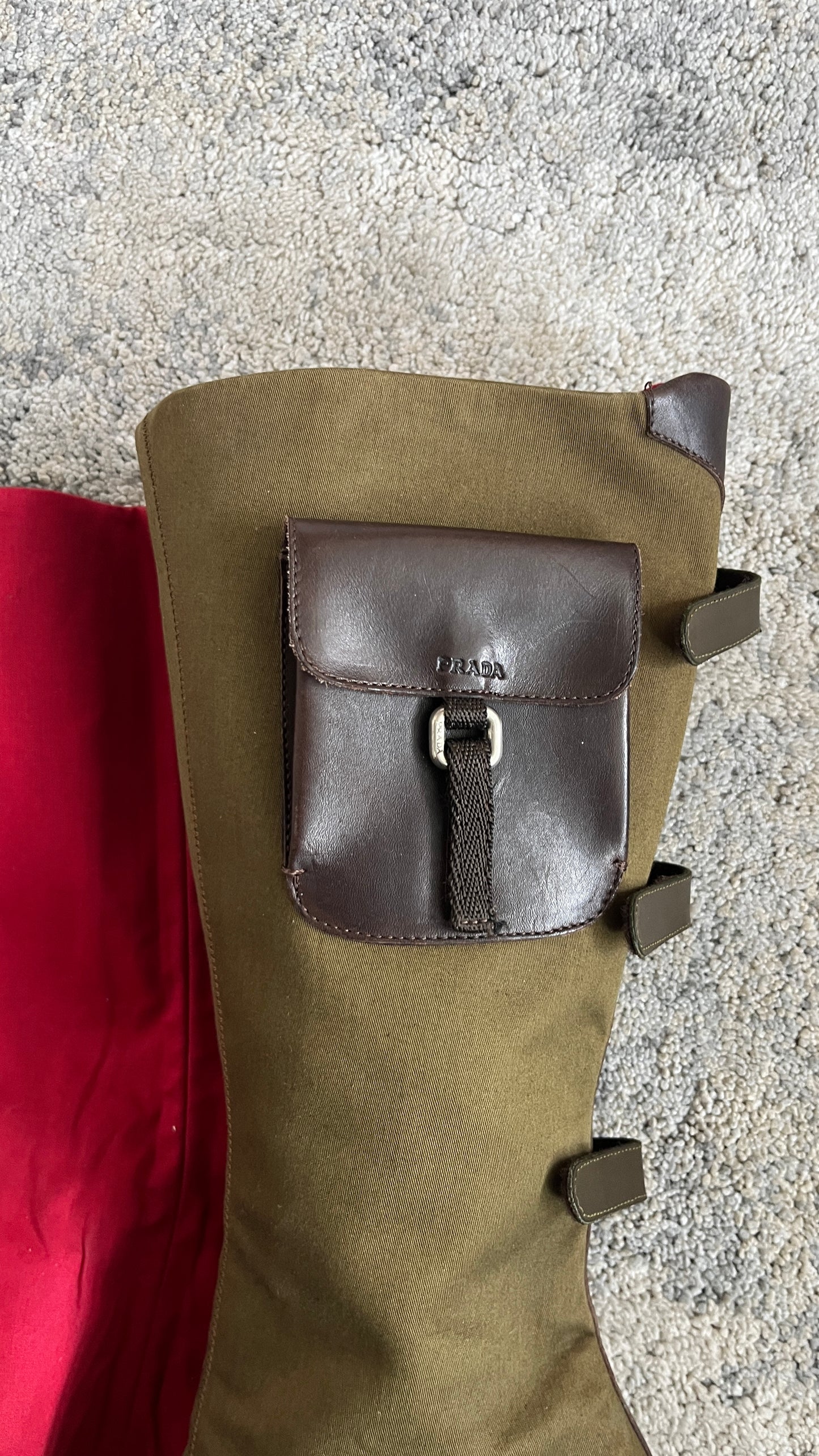 Prada FW1999 convertible pockets boots
