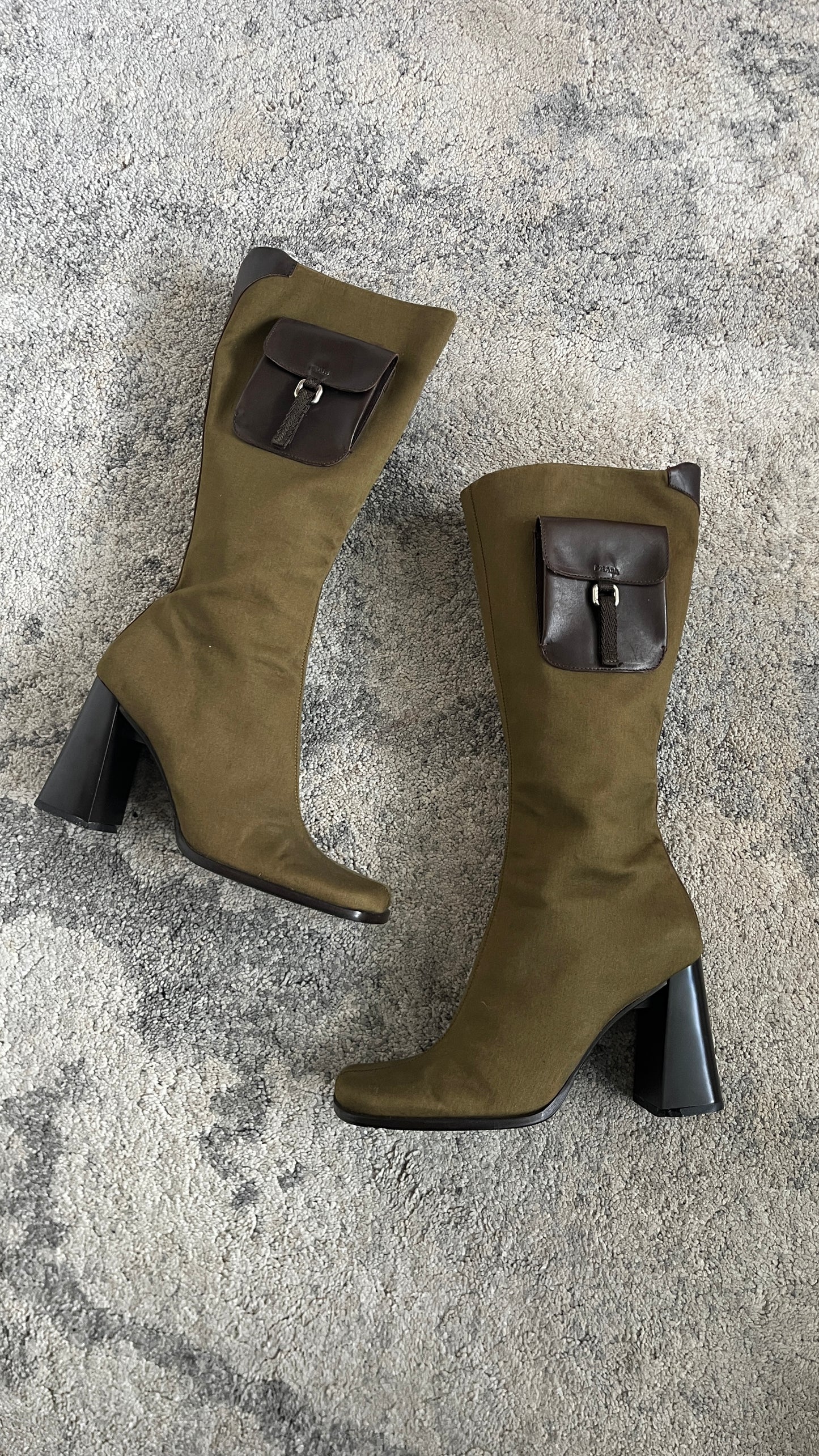 Prada FW1999 convertible pockets boots