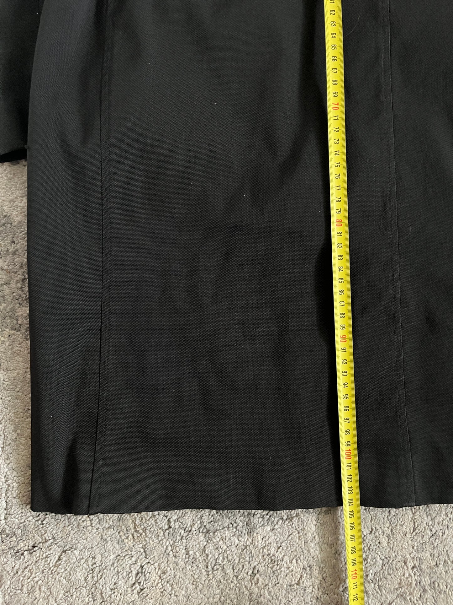 Prada FW1999 heavy nylon long coat