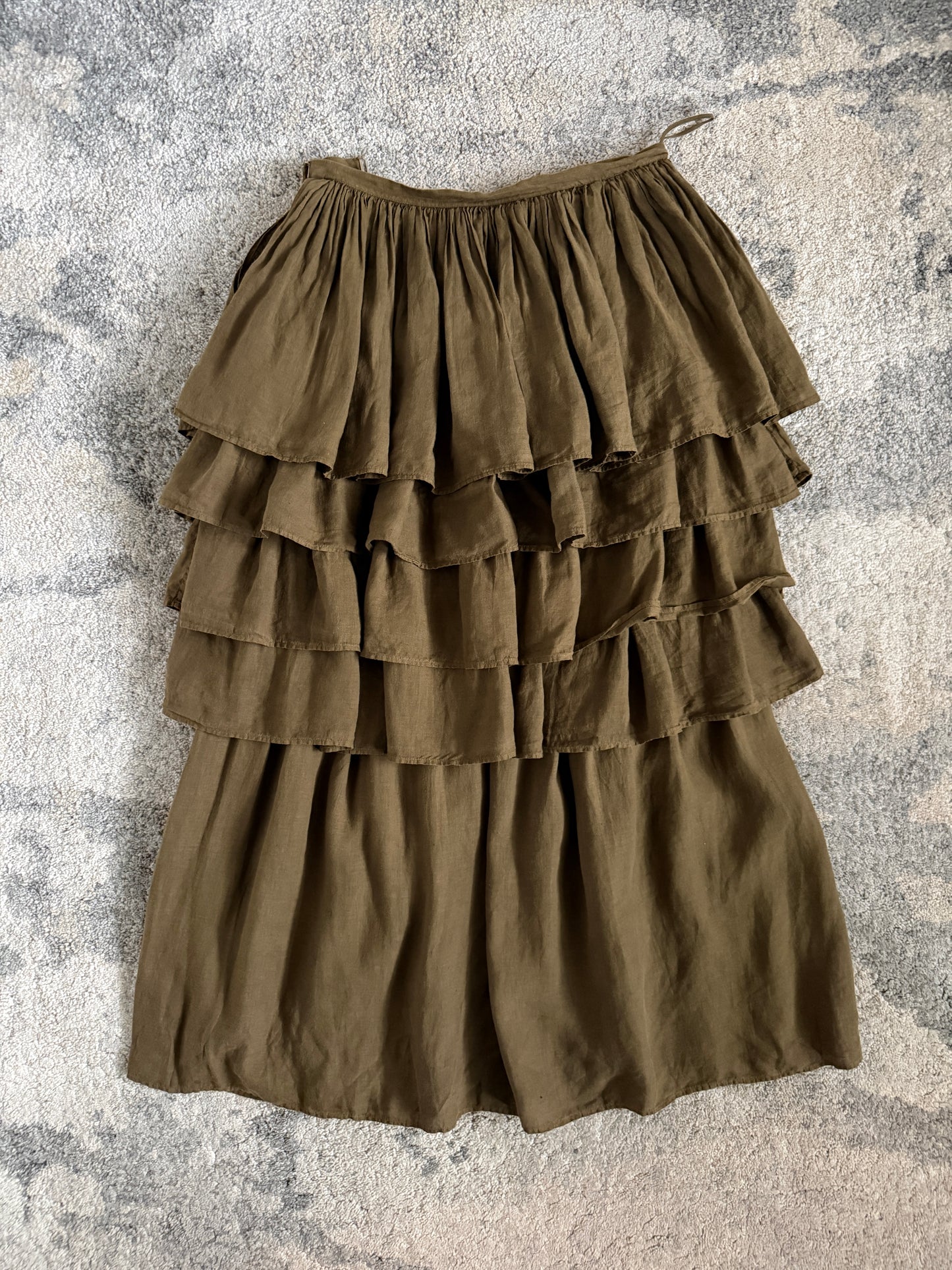 Prada SS1994 linen skirt