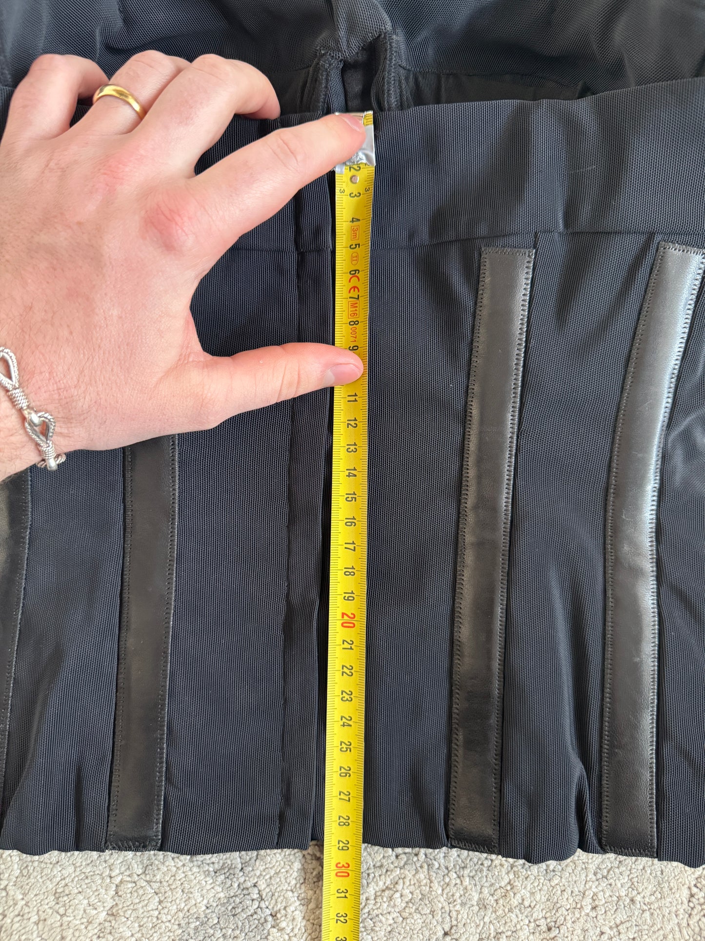 Gucci SS2001 mesh & leather corset by Tom Ford