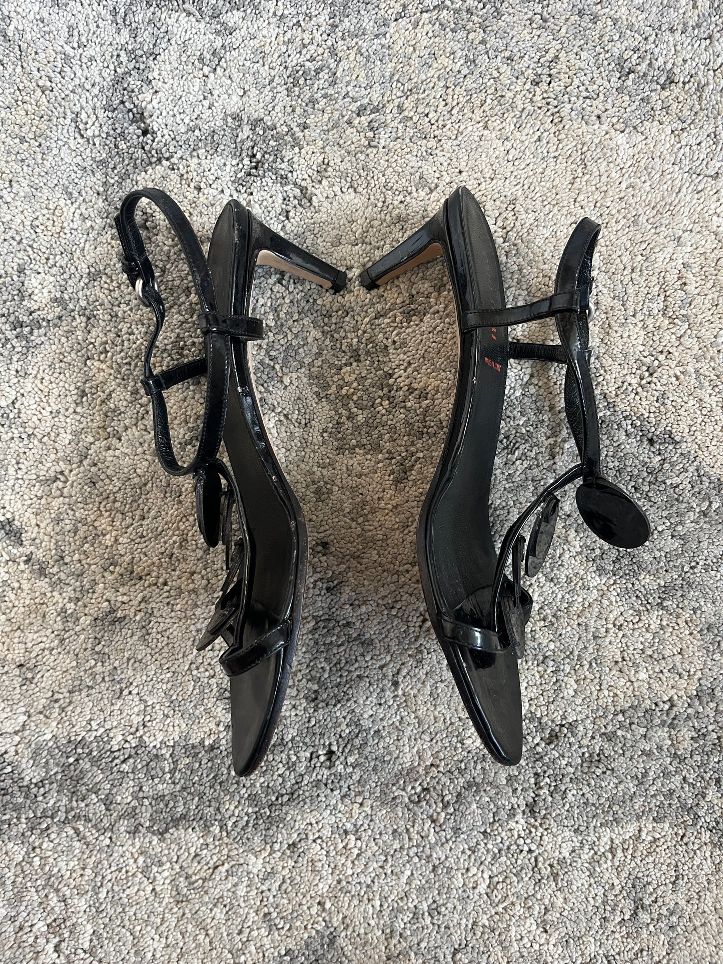 Miu Miu 2000’s leather sequins heels