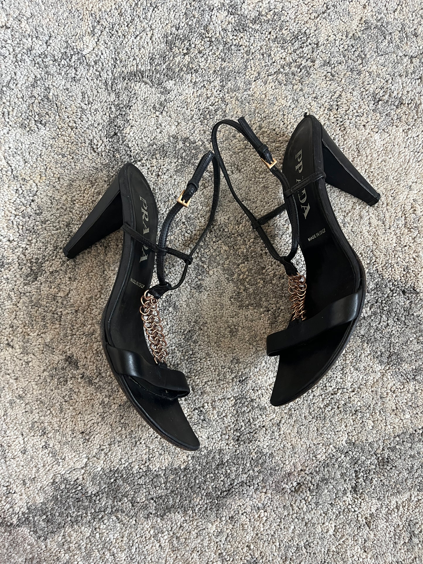 Prada 1990’s leather heels