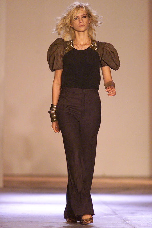Chloé SS2002 metal sequins tank top