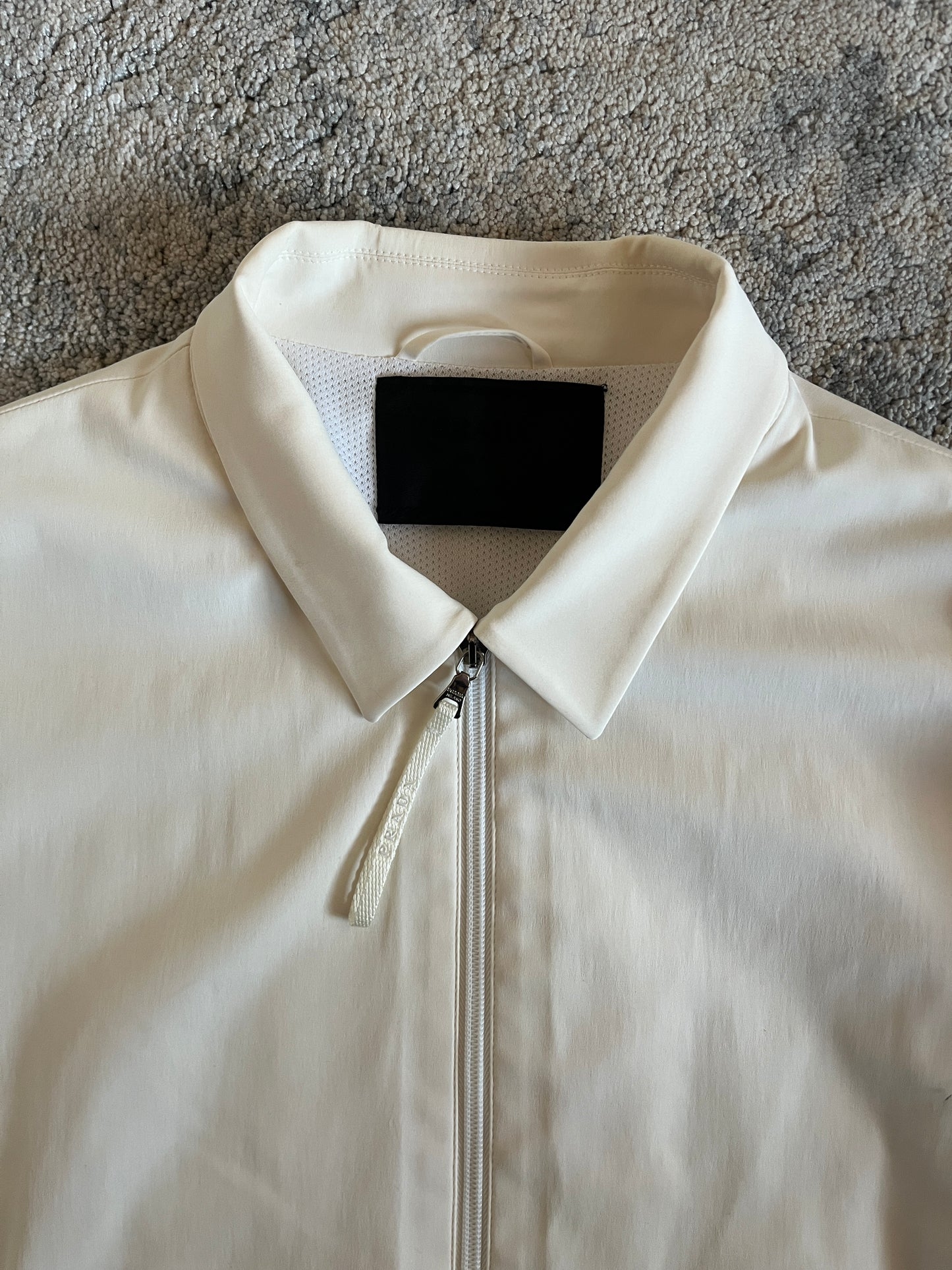 Prada SS2000 nylon strippe jacket