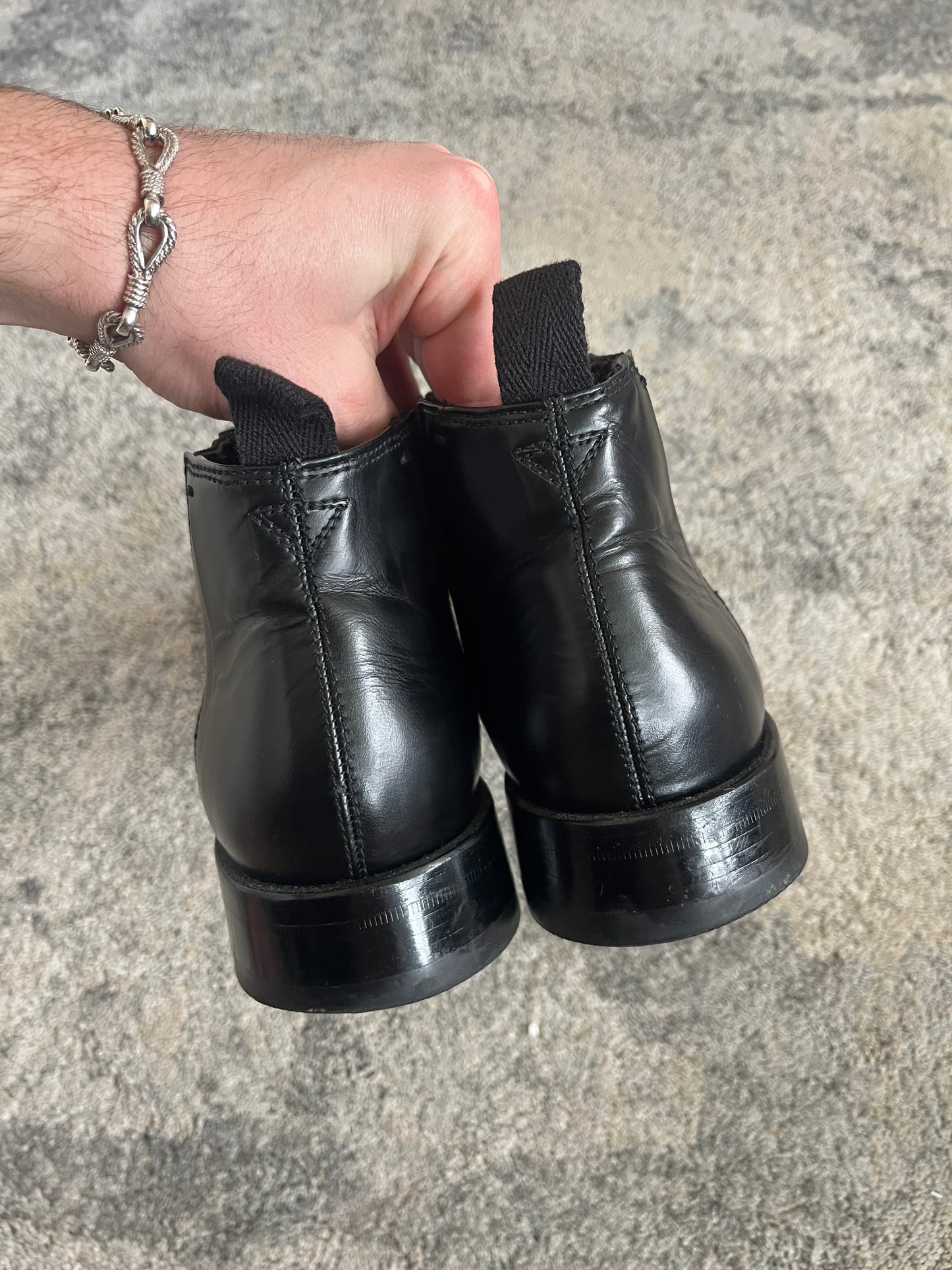 Miu Miu SS2001 leather Chelsea boots