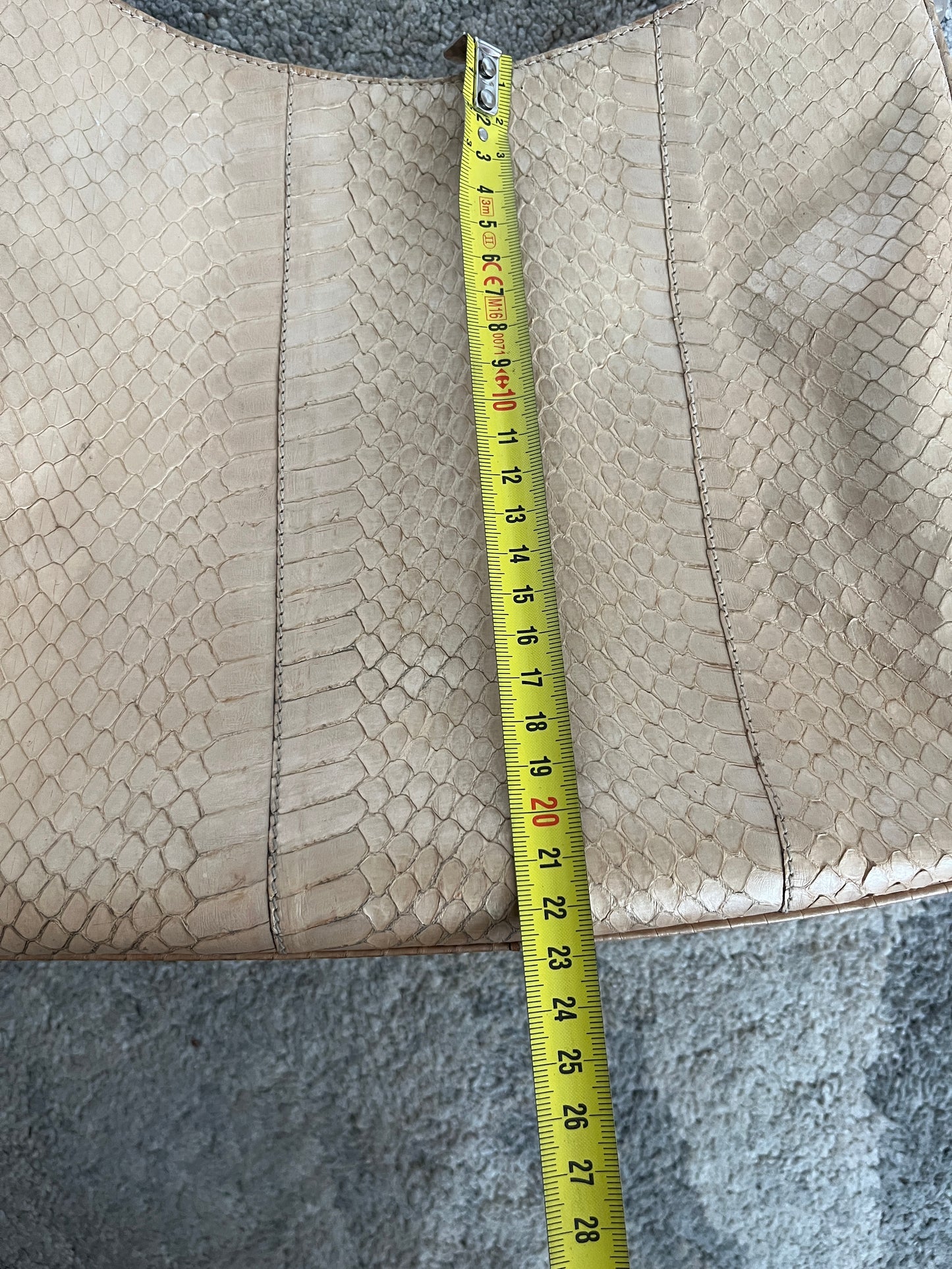 Prada SS1998 python leather plastic handle bag