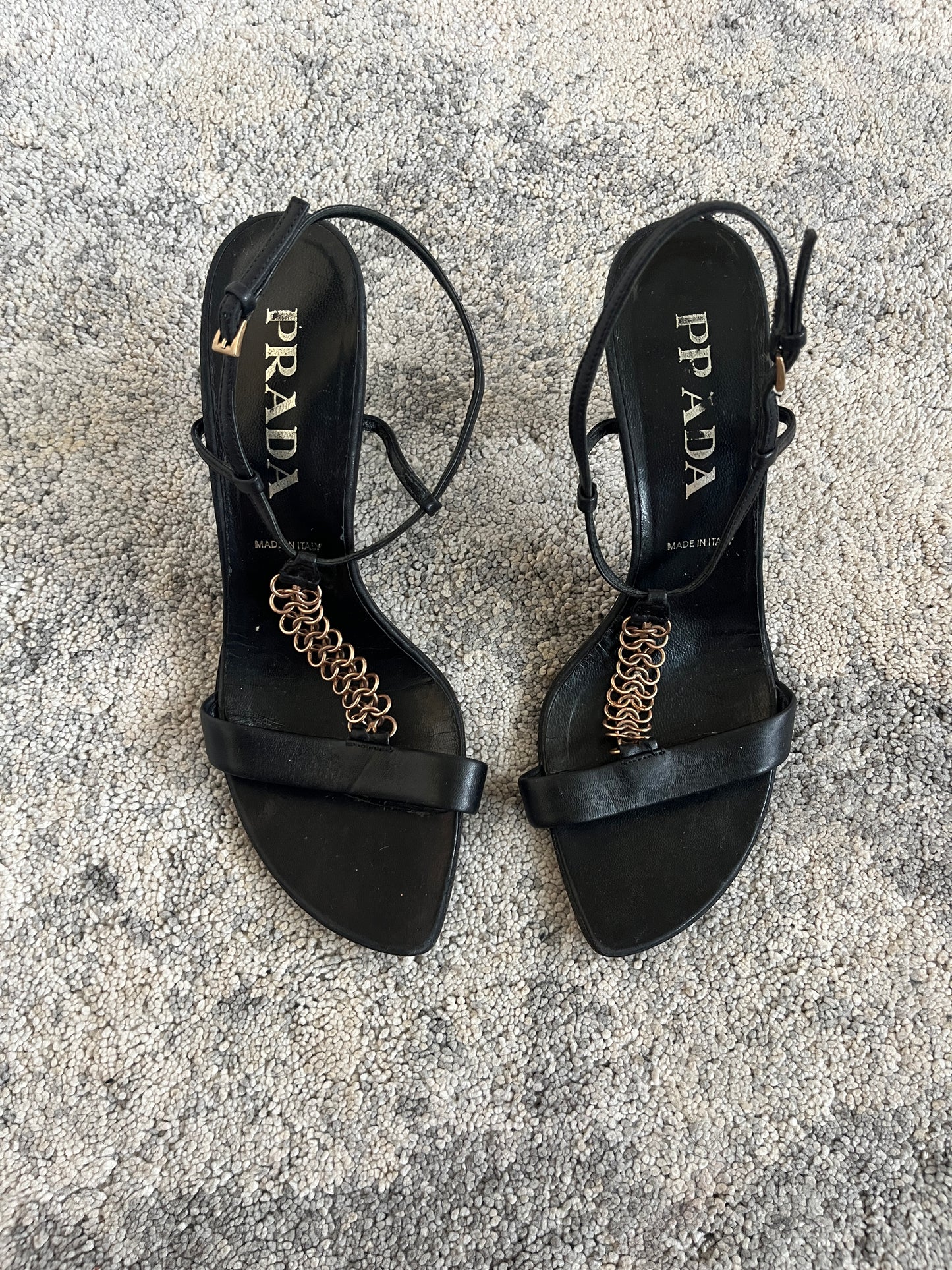 Prada 1990’s leather heels