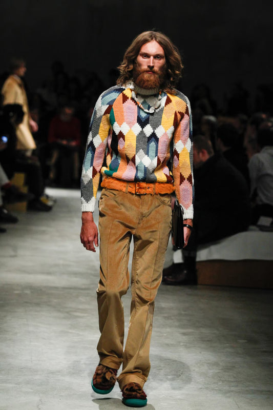 Prada FW2017 cognac fur belt