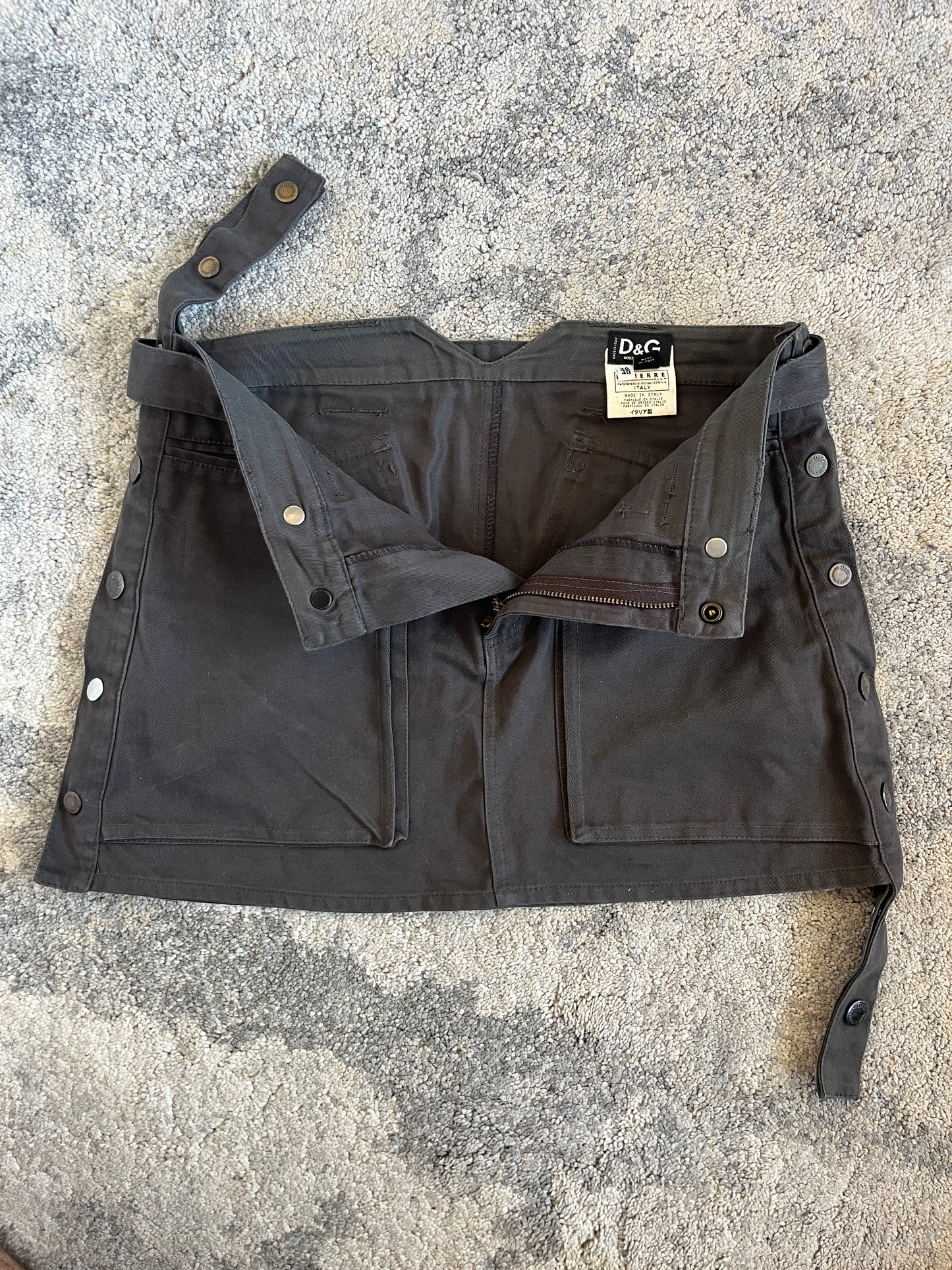 Dolce & Gabbana 2000’s Cotton mini skirt