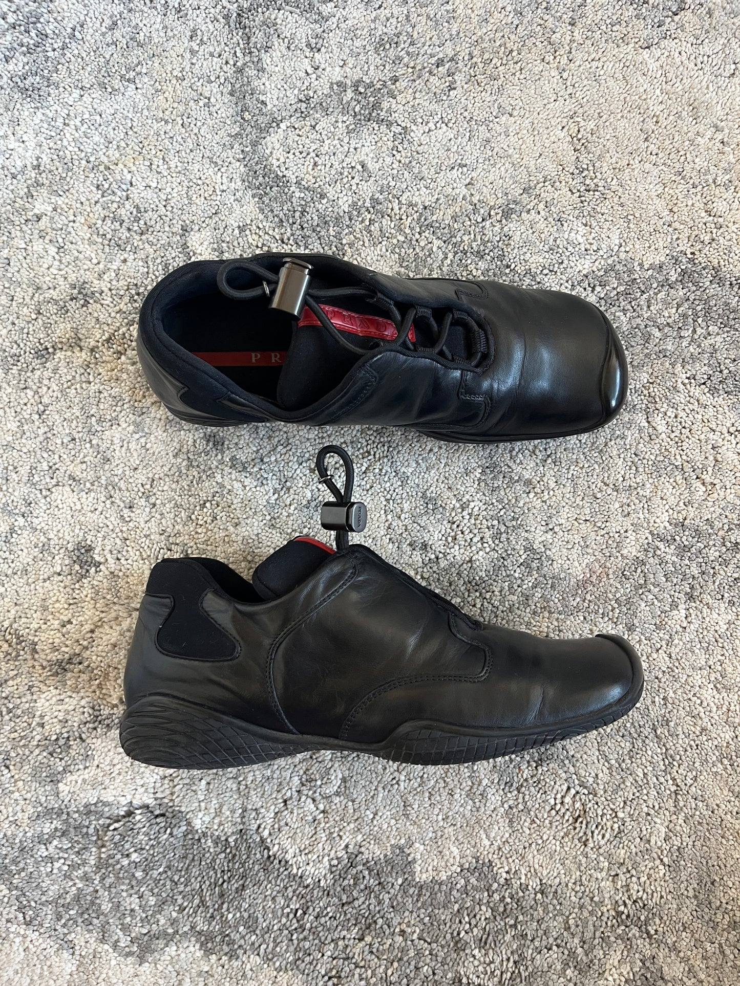 Prada 1999 leather & neoprene trainers