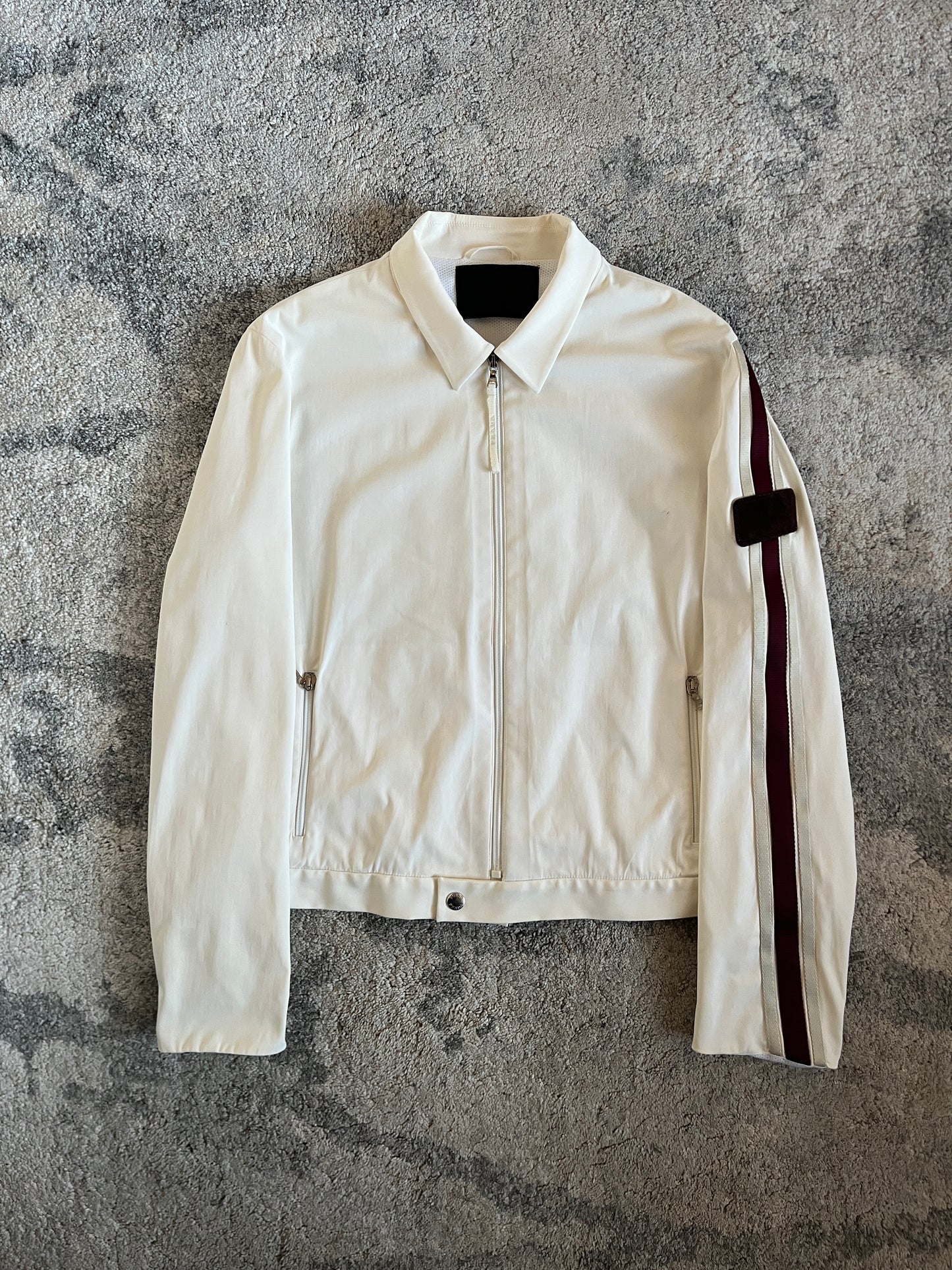 Prada SS2000 nylon strippe jacket