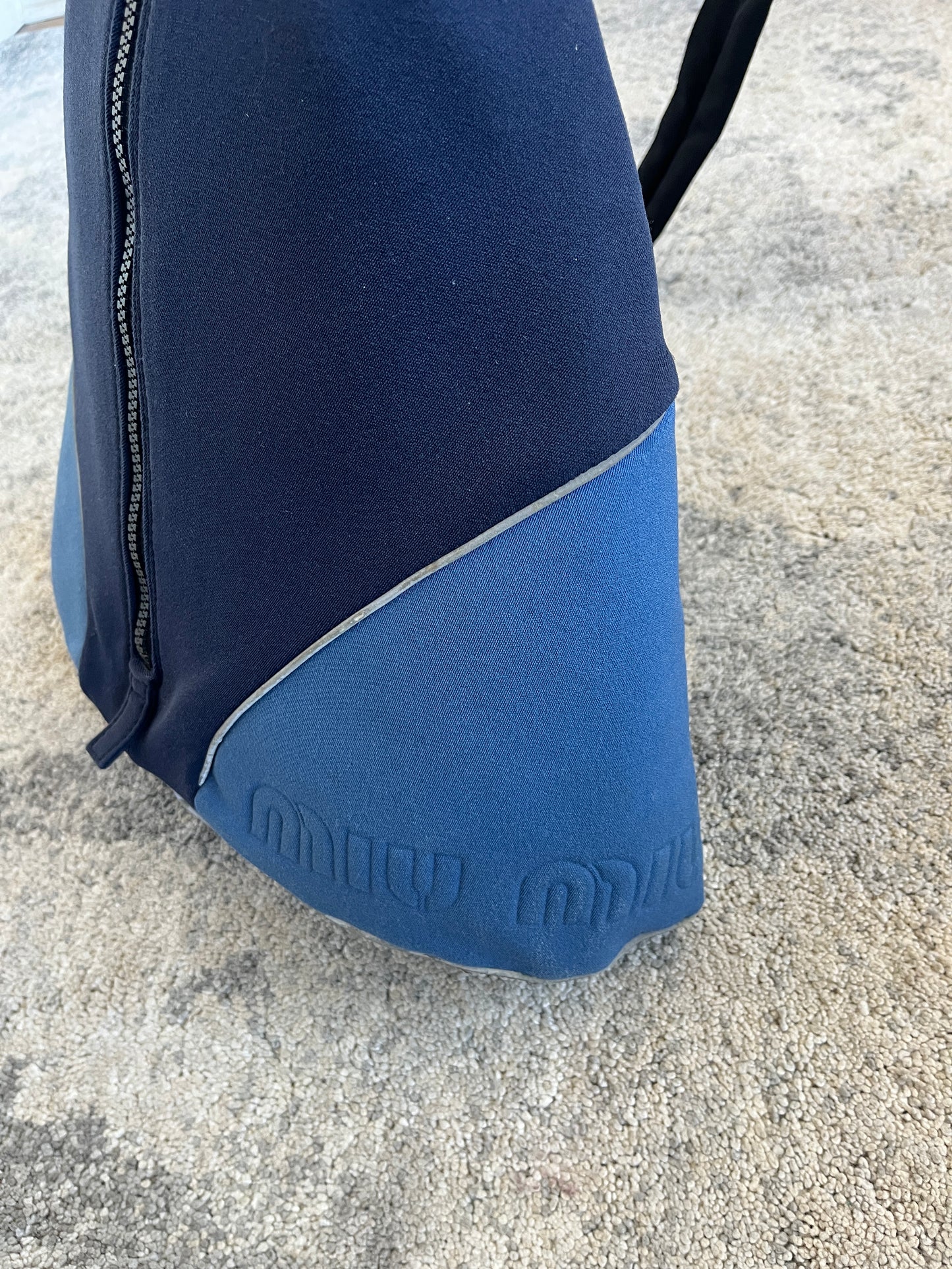 Miu Miu 1999 nylon chest rig backpack