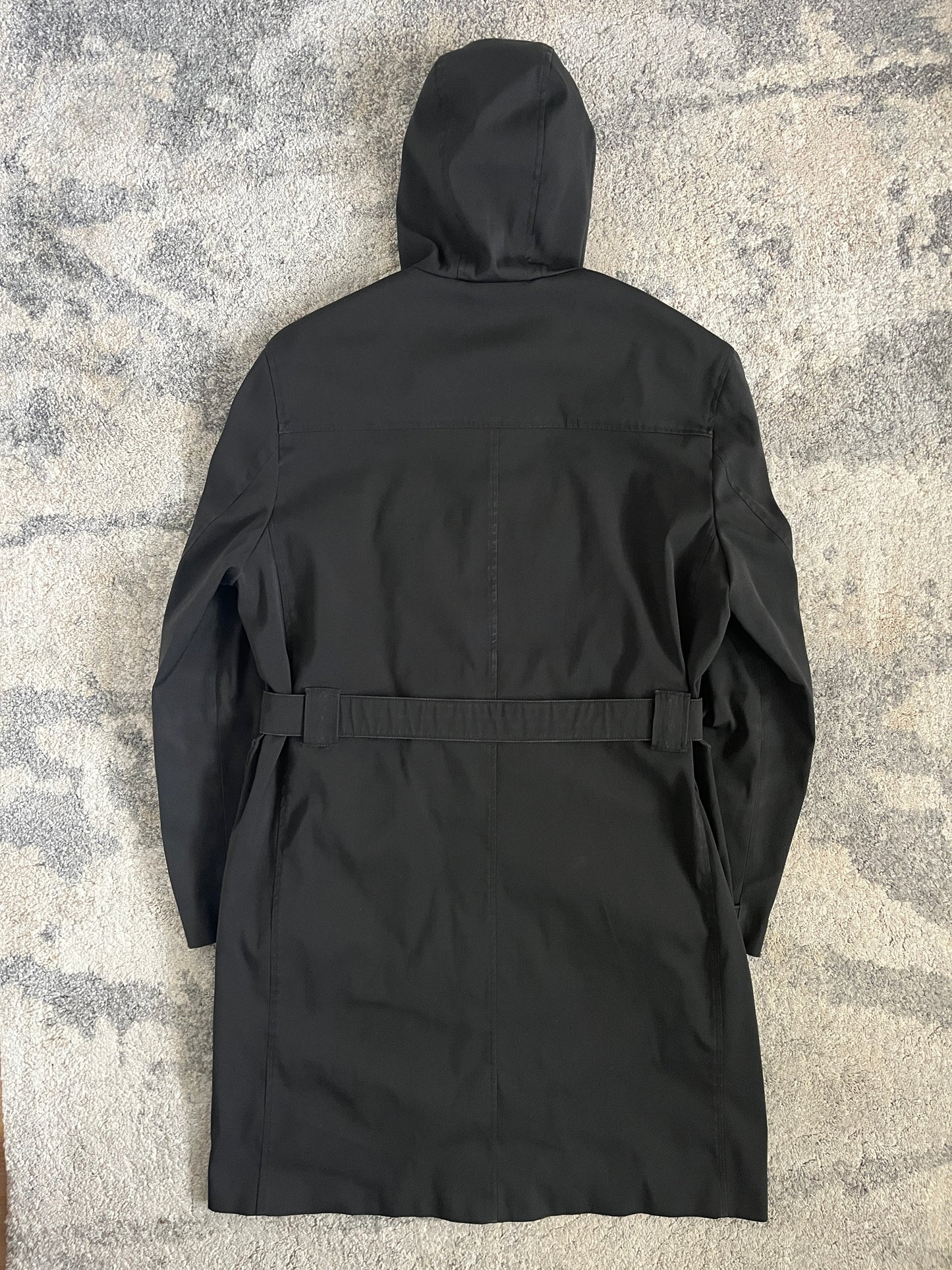 Prada FW1999 heavy nylon long coat
