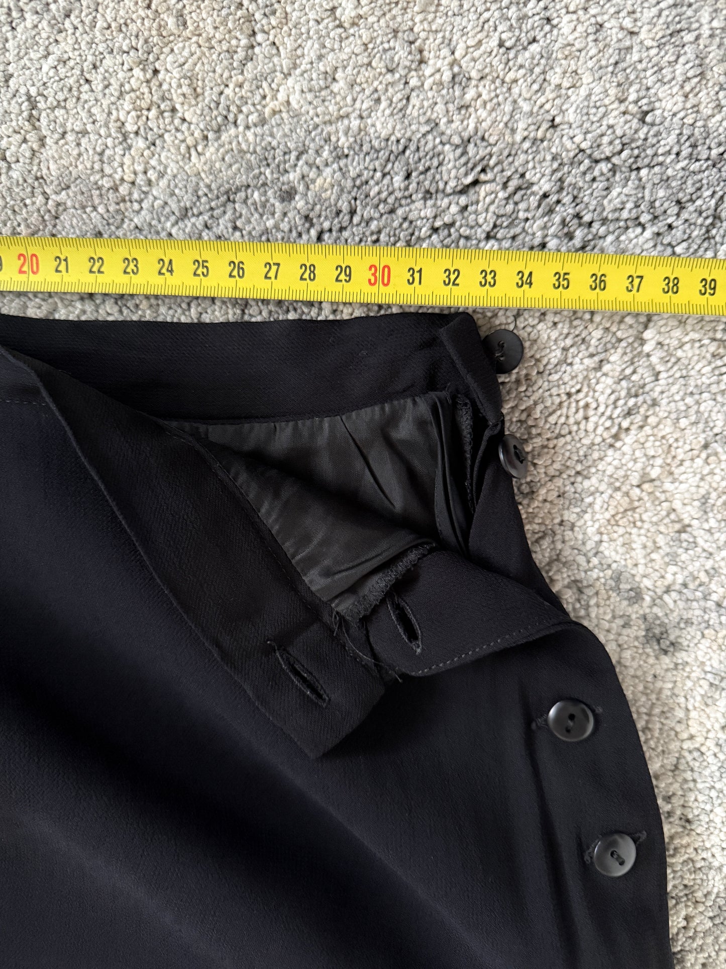 Miu Miu SS1993 rayon mini skirt